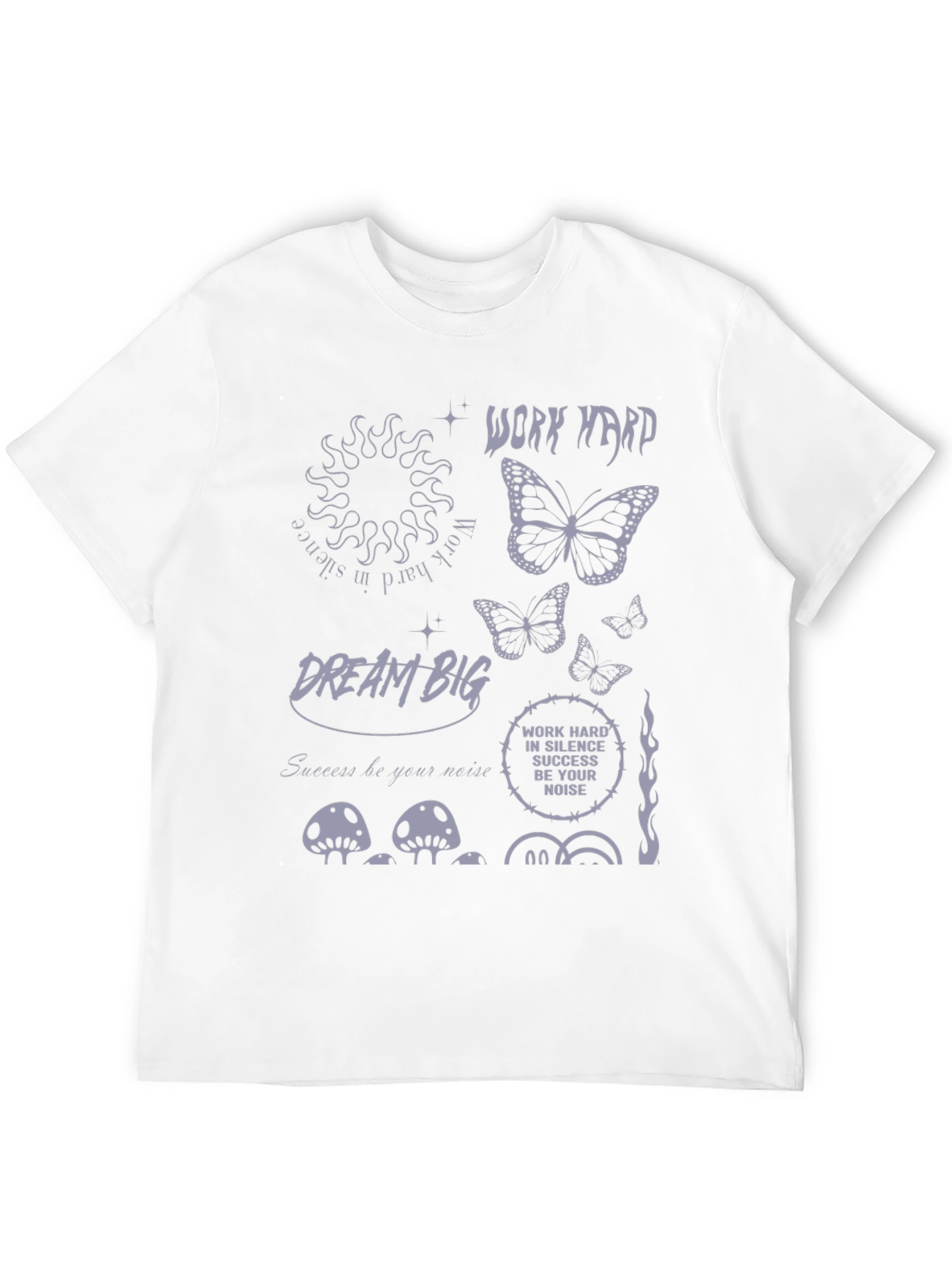 Trendy Black T-Shirt with Edgy Graphics