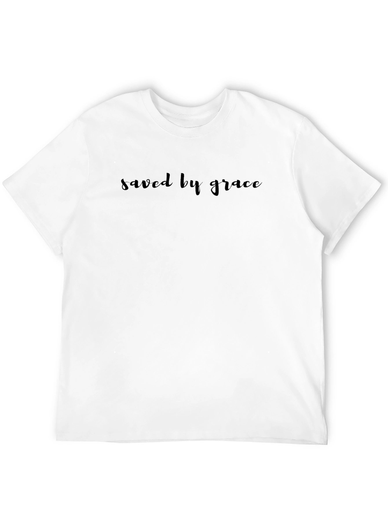 Saved by Grace Black T-Shirt