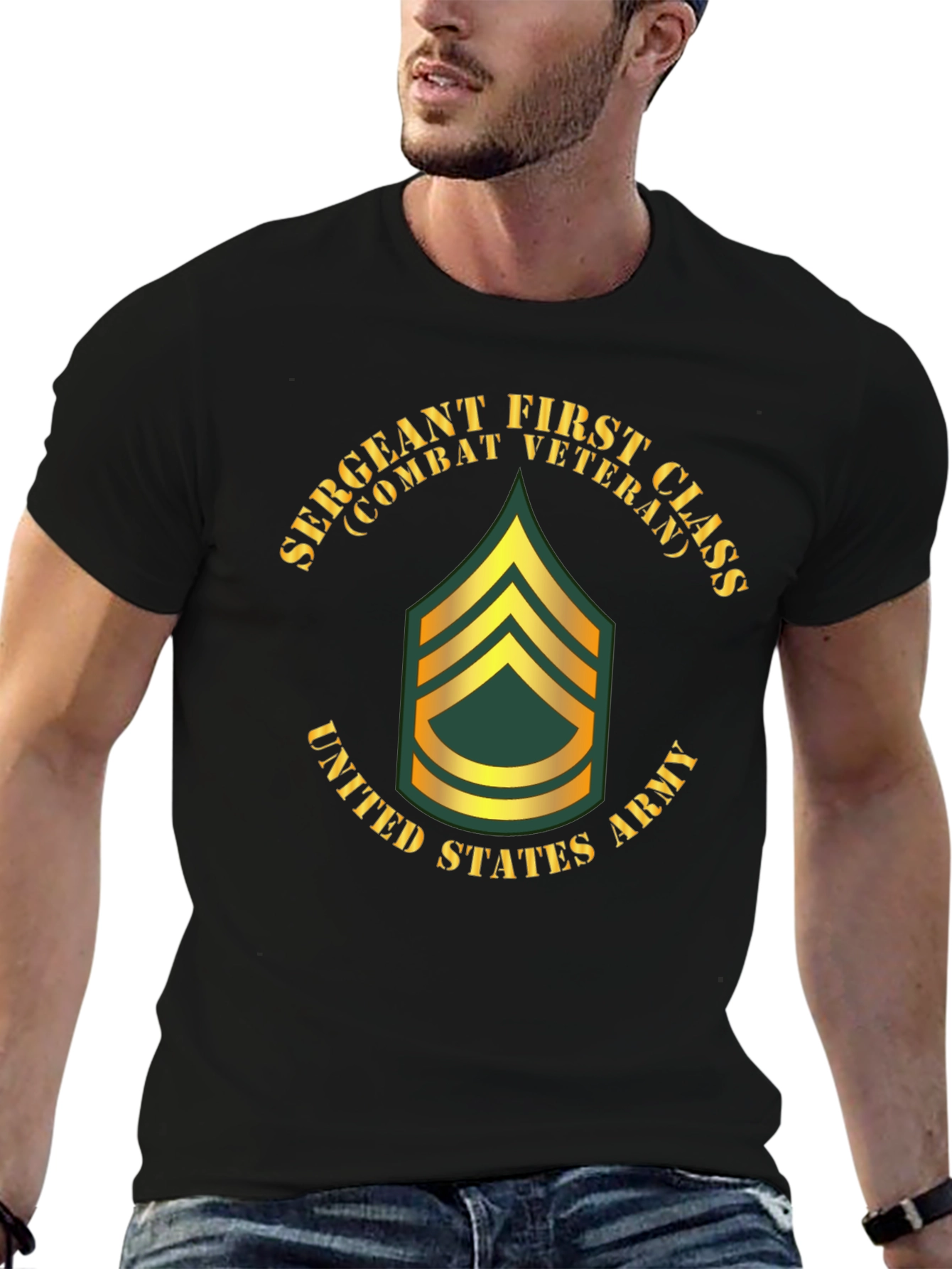 Sergeant First Class Combat Veteran T-Shirt