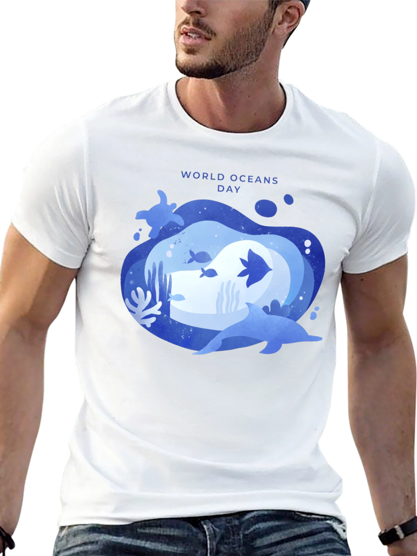 World Oceans Day Graphic Tee - Mens