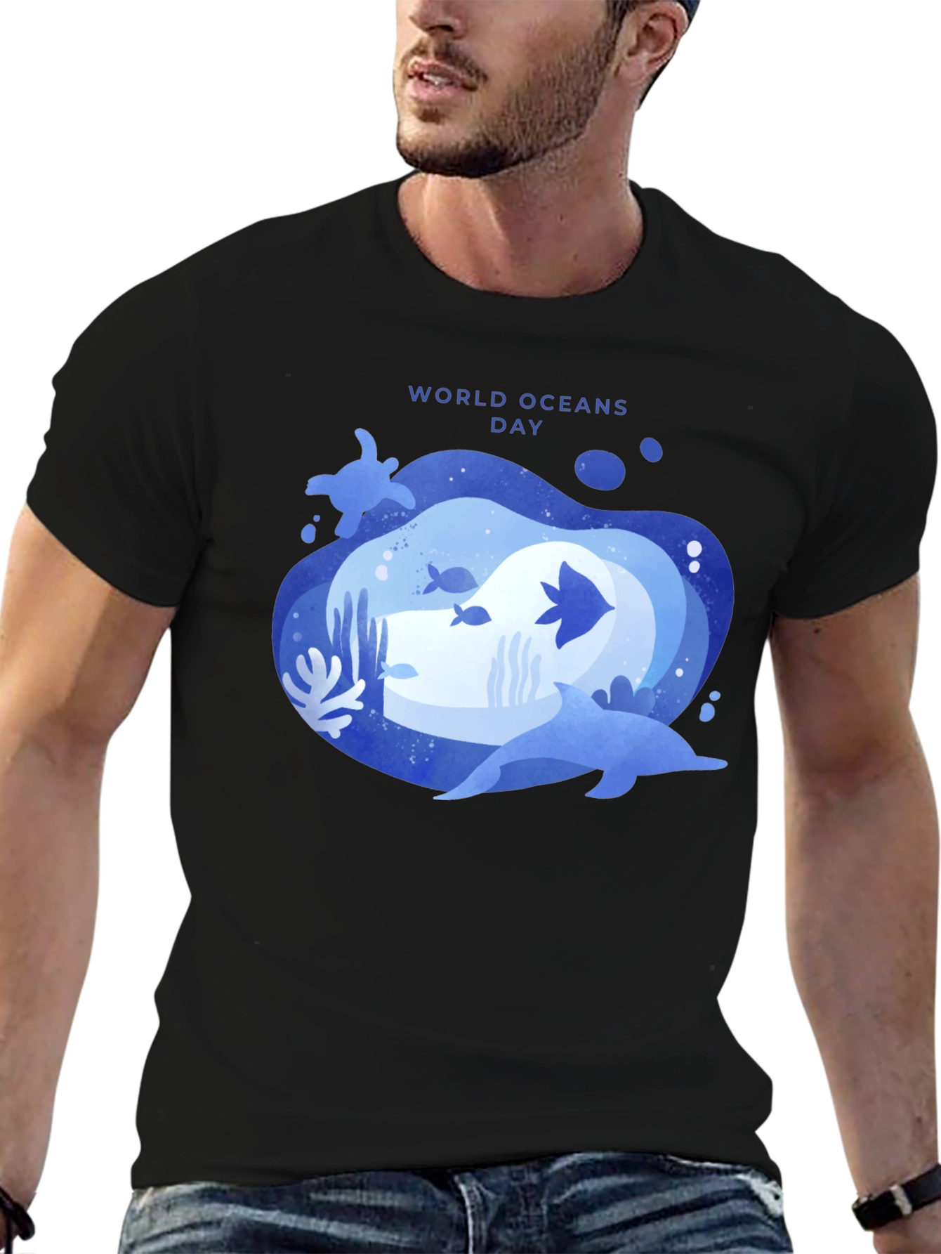 World Oceans Day Graphic Tee - Mens