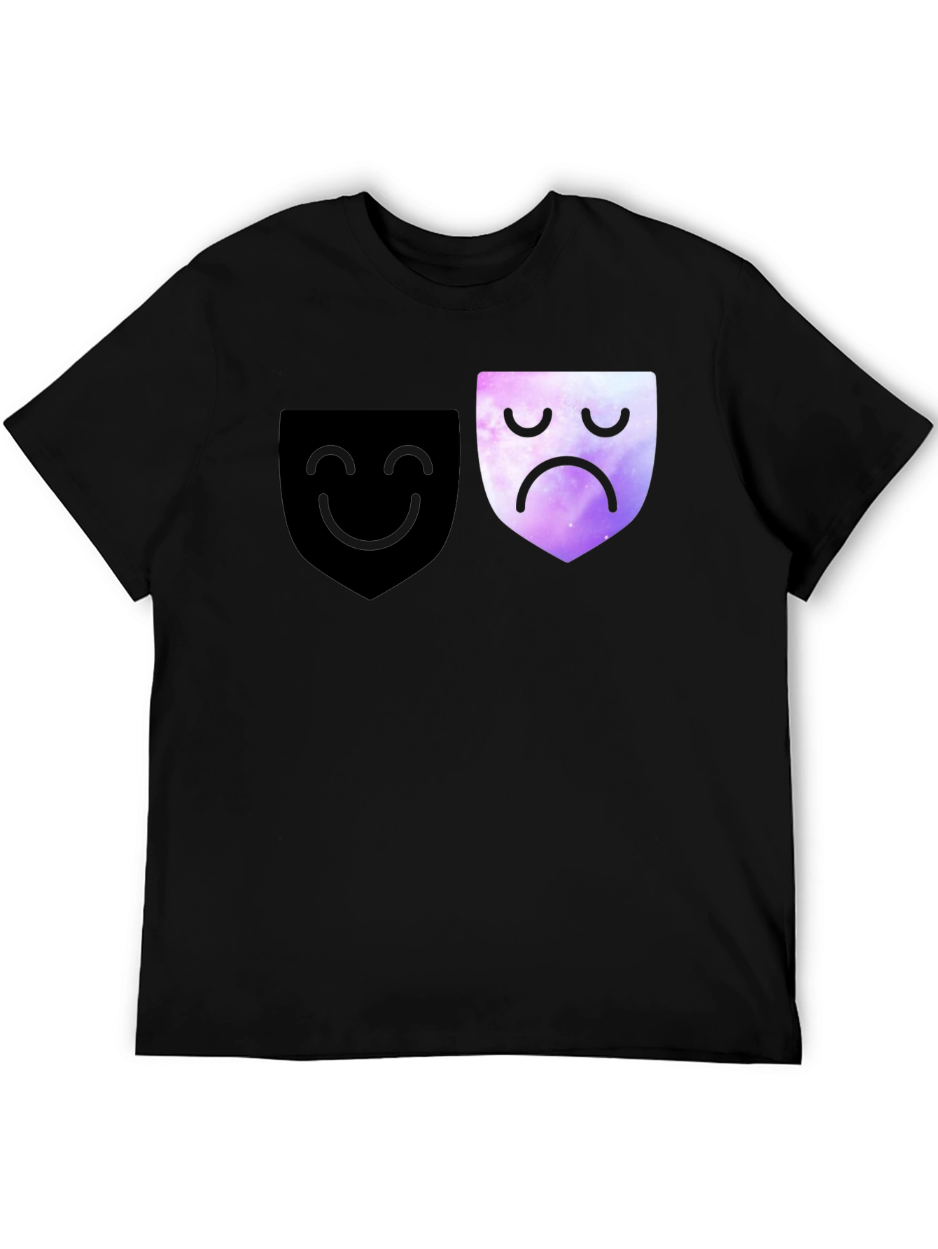 Happy Sad Face Graphic Tee