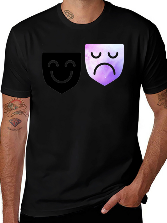 Happy Sad Face Graphic Tee