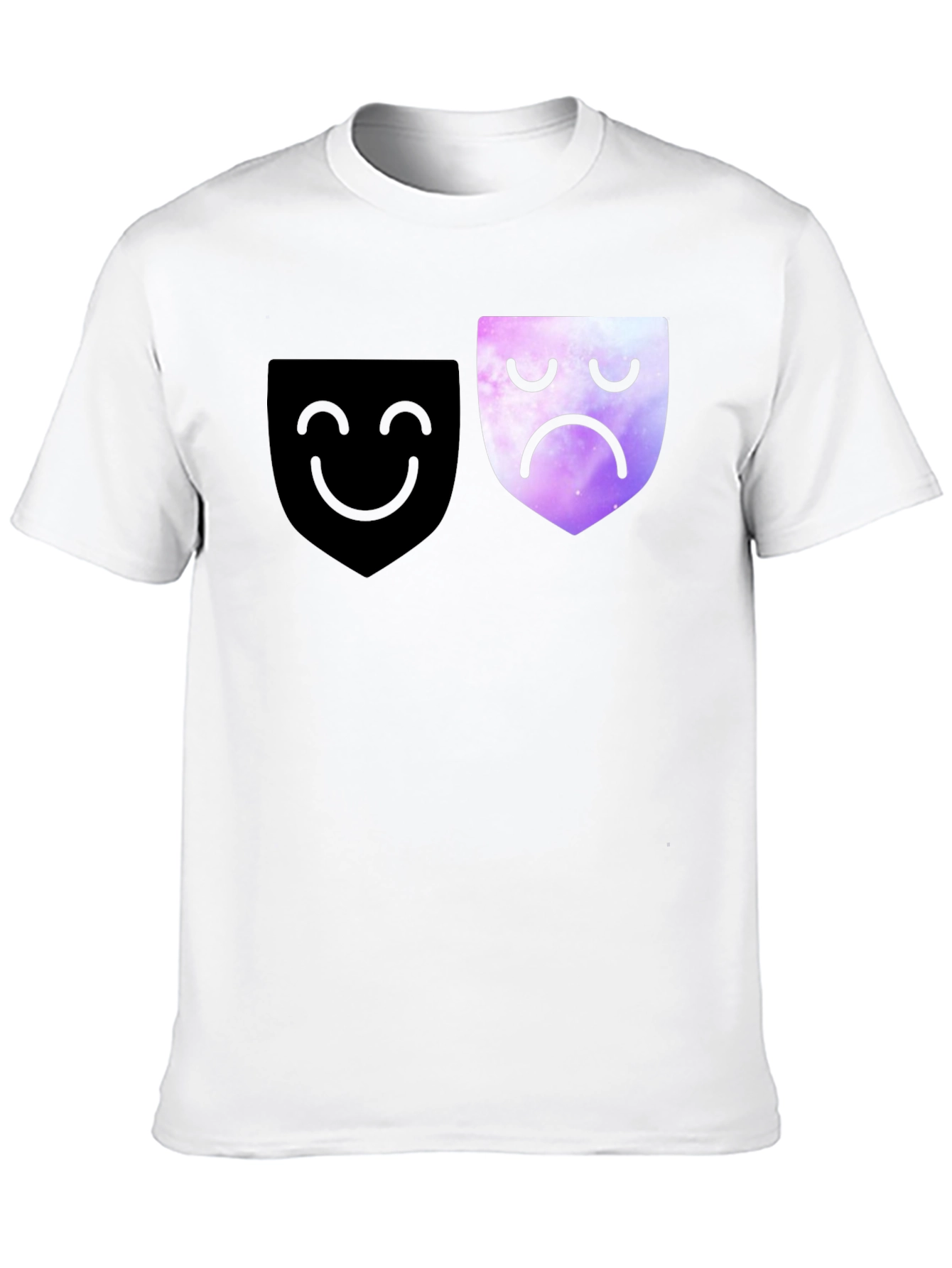 Happy Sad Face Graphic Tee