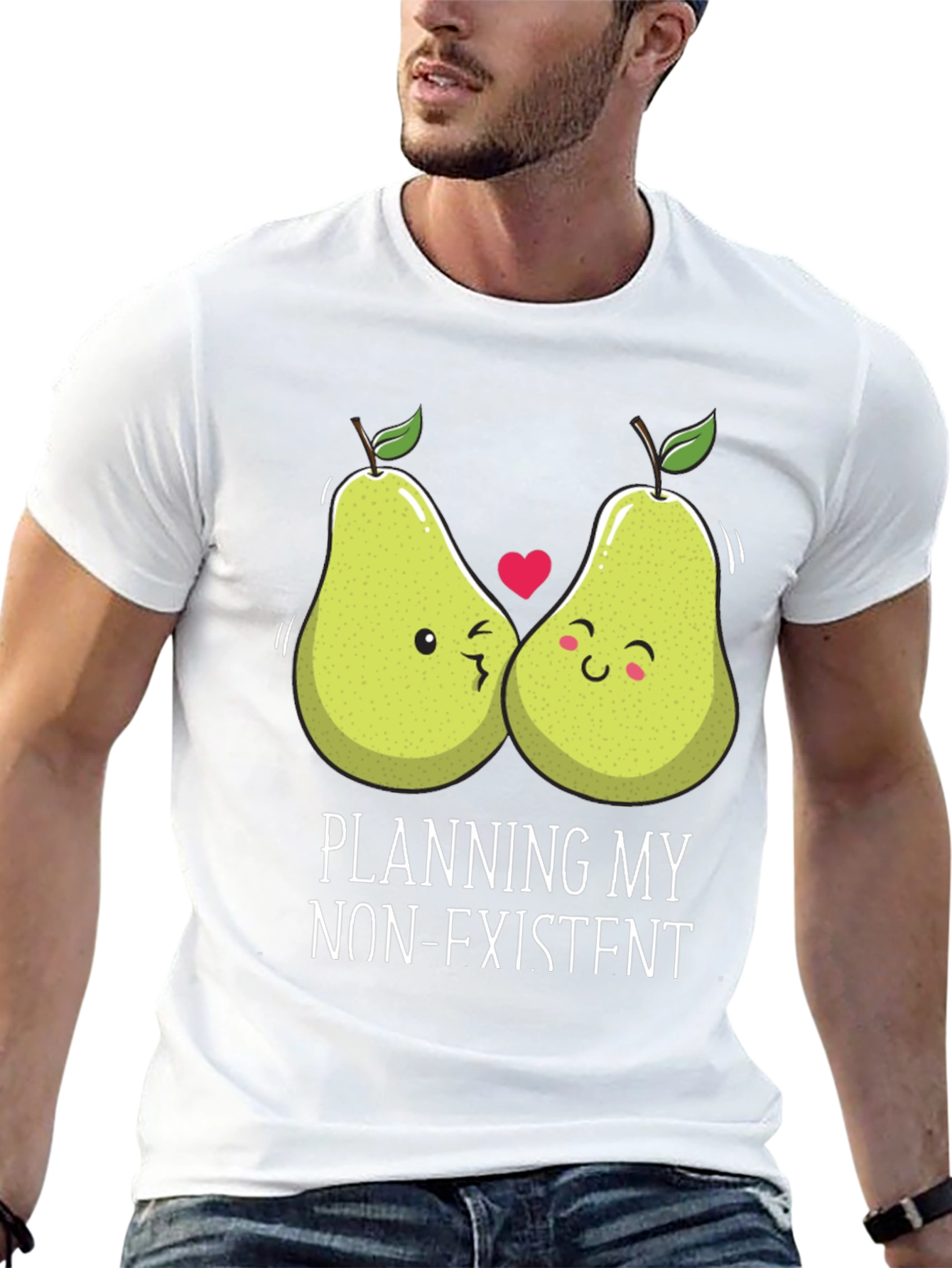 Funny Pear Couple T-Shirt - Planning My Non-Existent Wedding!