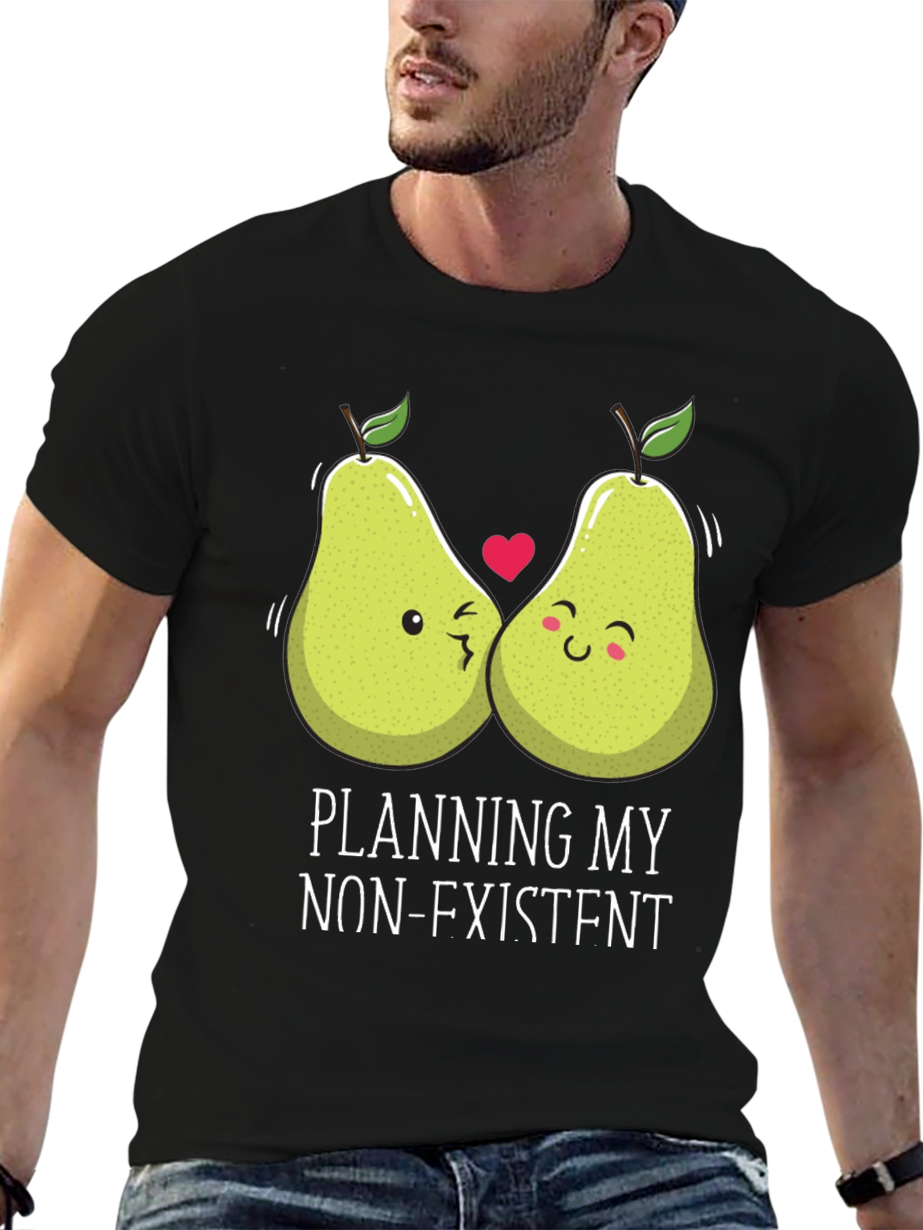Funny Pear Couple T-Shirt - Planning My Non-Existent Wedding!