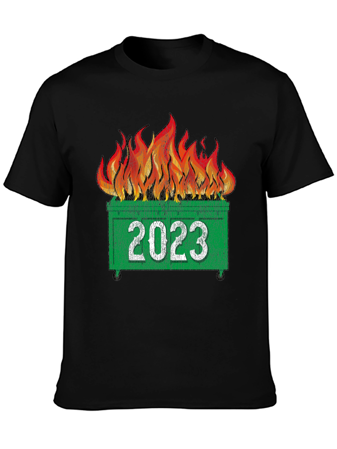2023 Dumpster Fire T-Shirt - Funny Year Review Tee