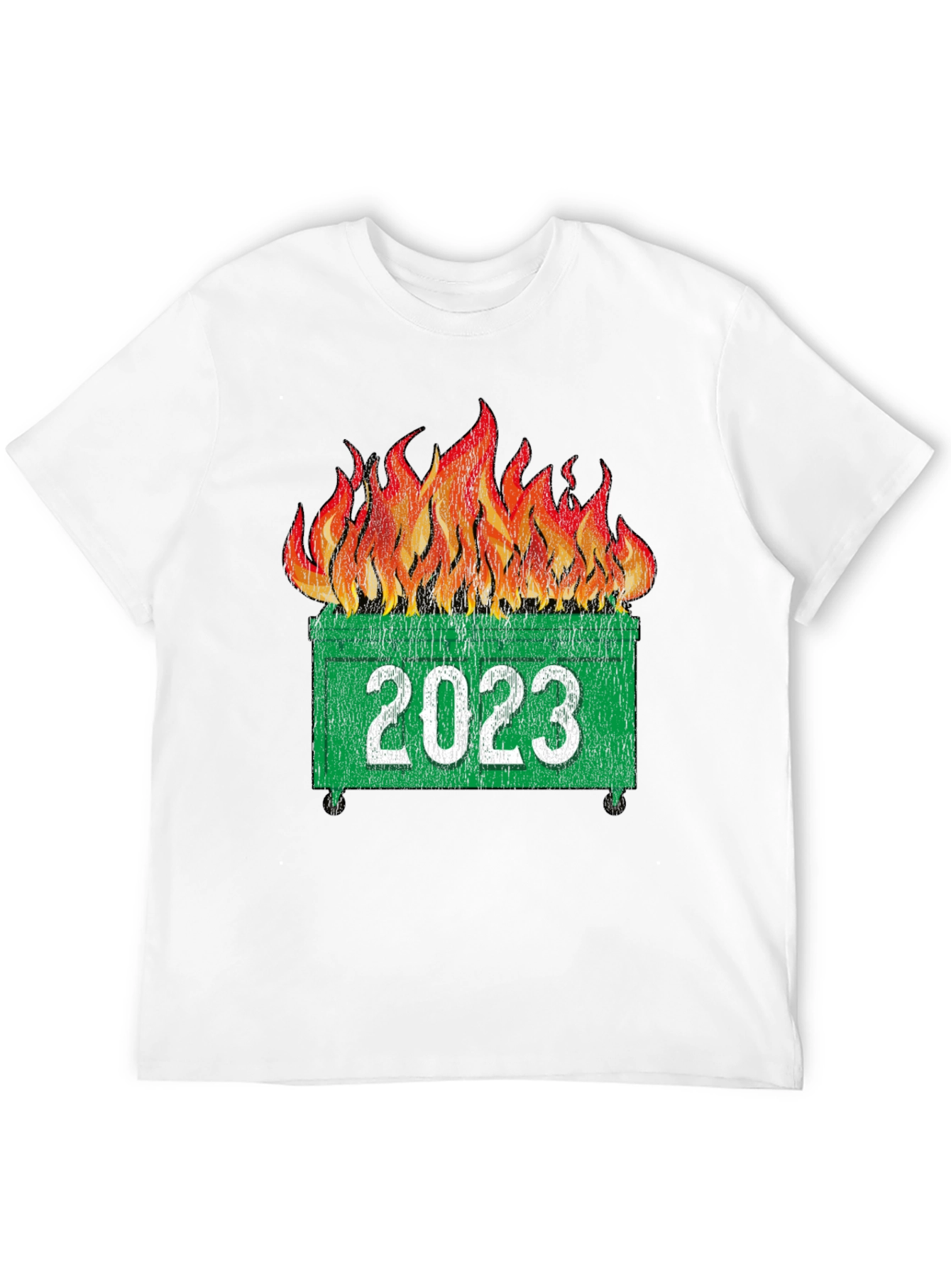 2023 Dumpster Fire T-Shirt - Funny Year Review Tee