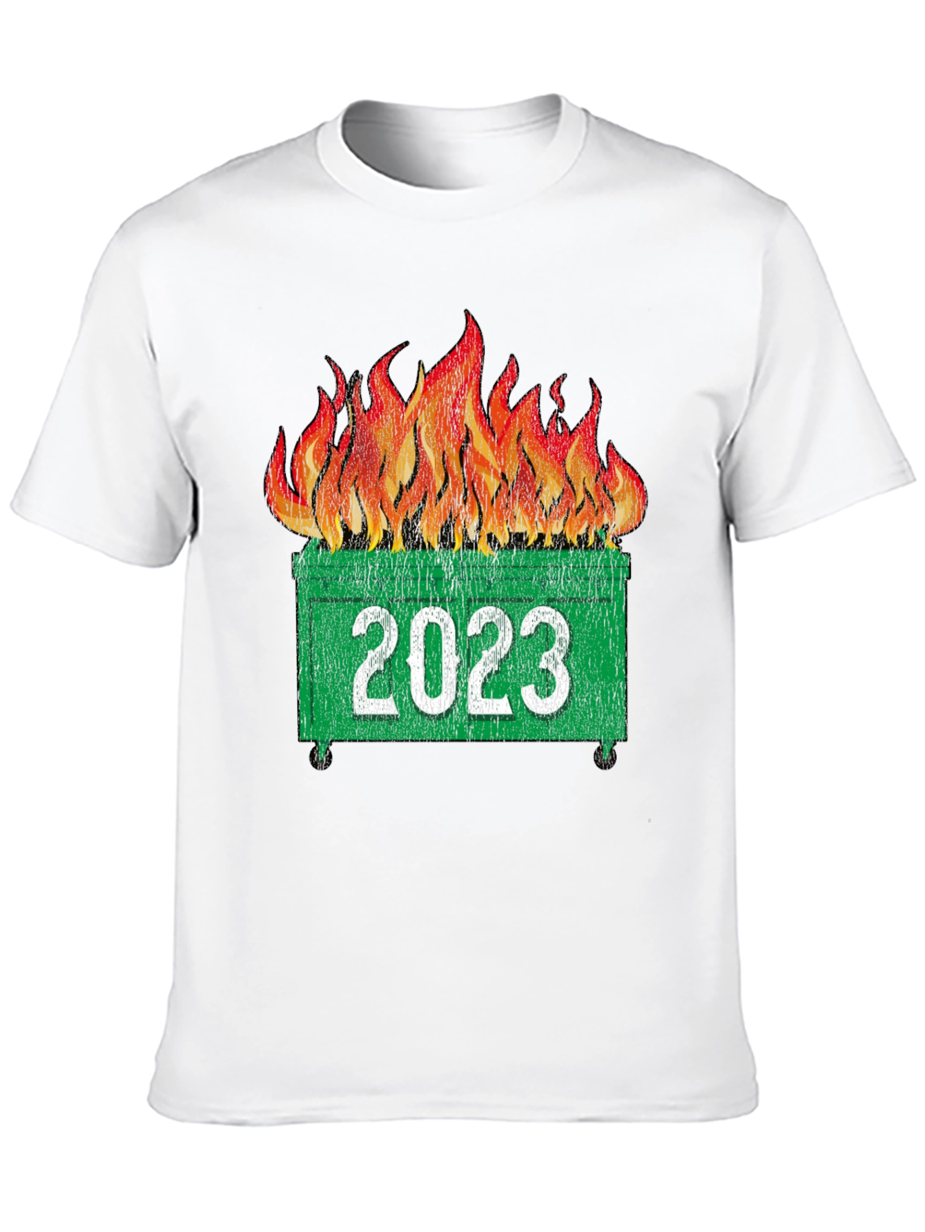 2023 Dumpster Fire T-Shirt - Funny Year Review Tee