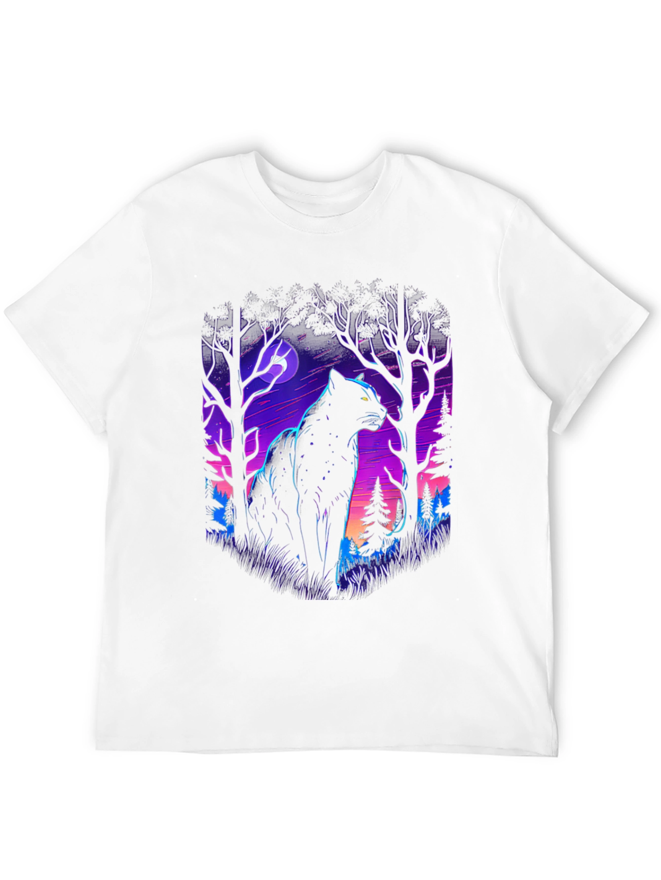 Black Panther Forest Graphic T-Shirt