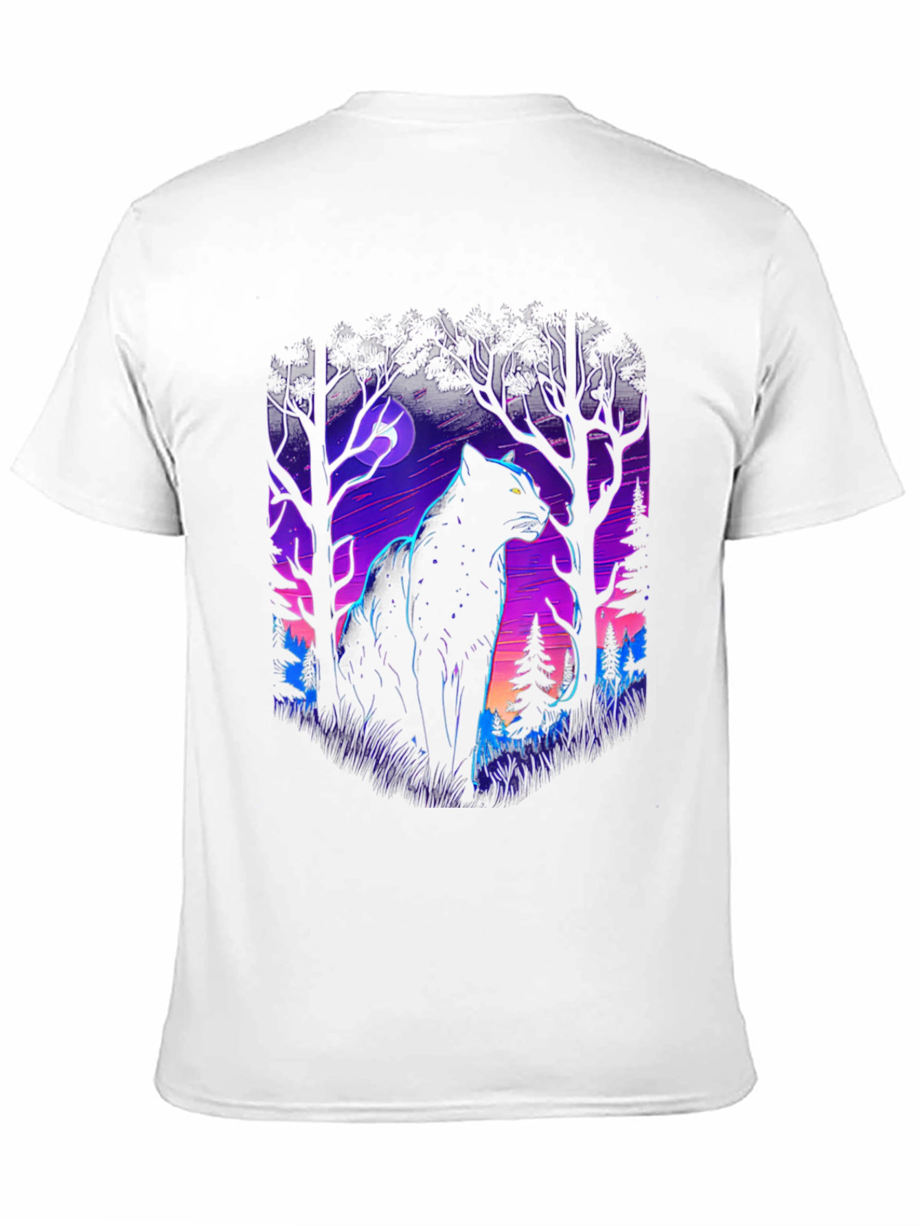 Black Panther Forest Graphic T-Shirt