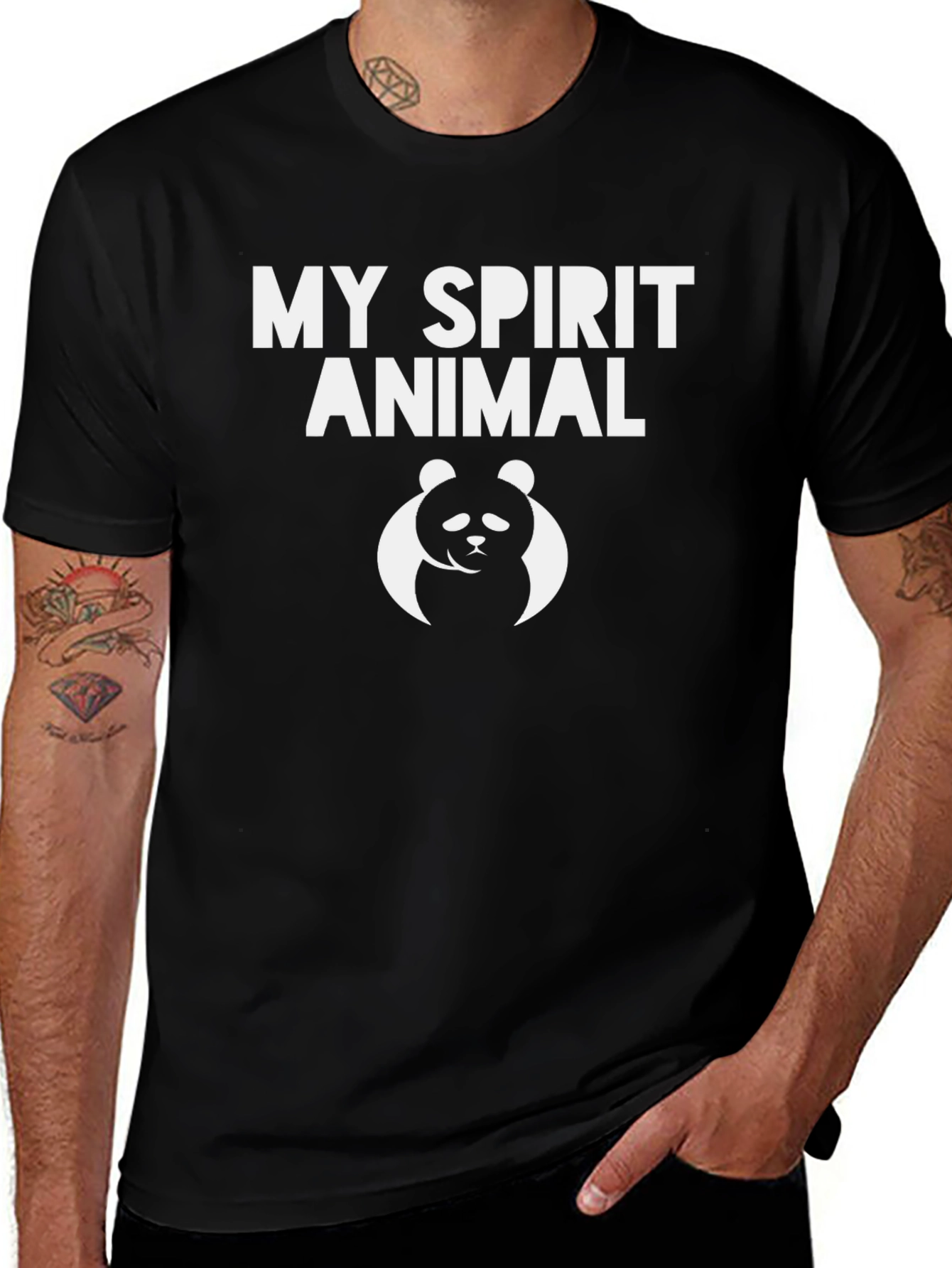 My Spirit Animal Panda Graphic T-Shirt