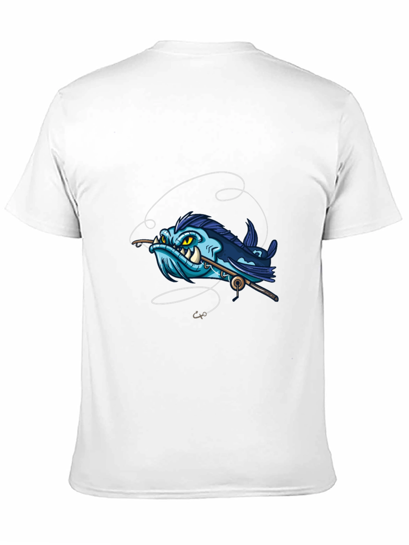 Cartoon Angler Fish Graphic Tee