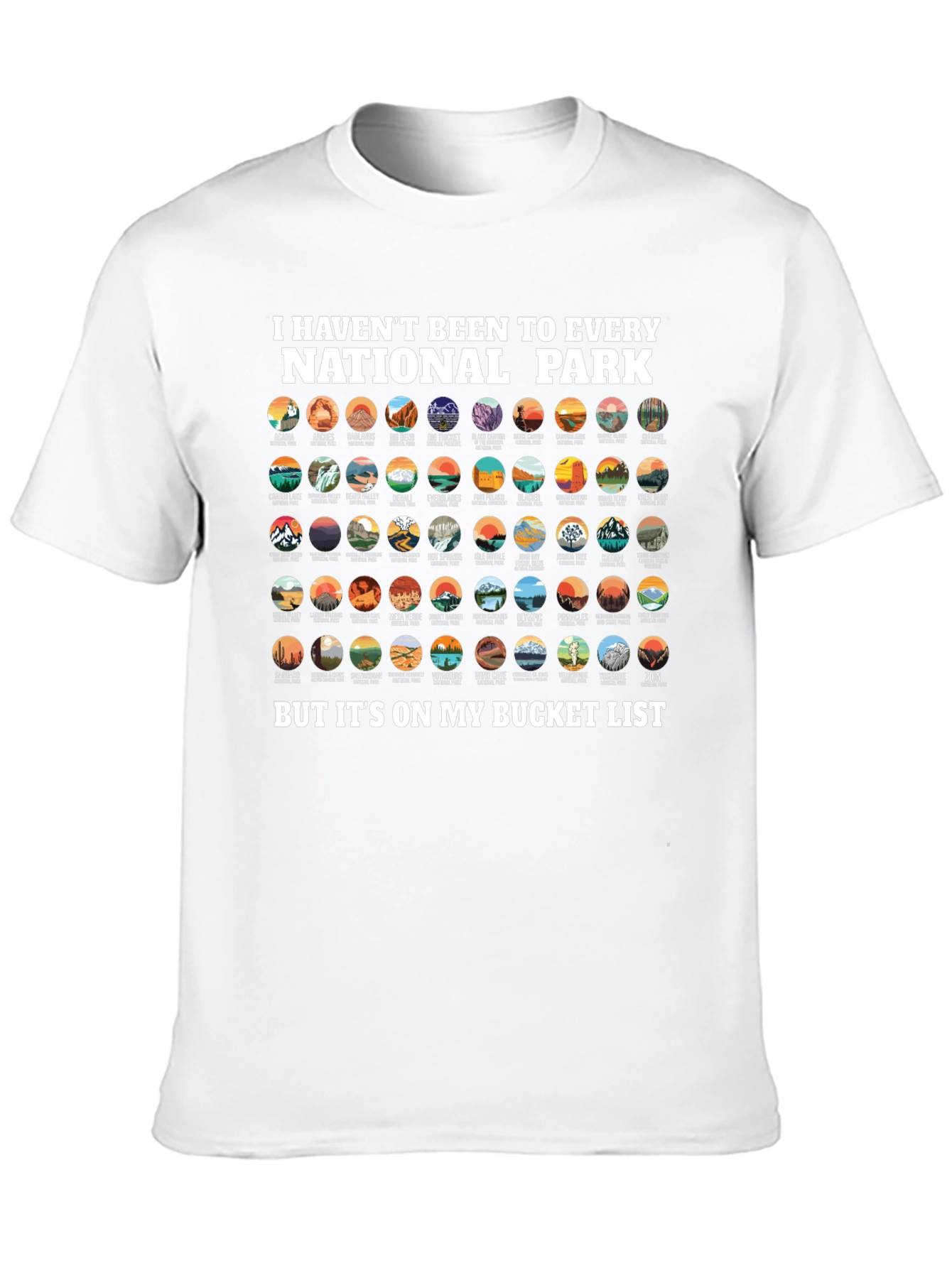 National Park Bucket List T-Shirt