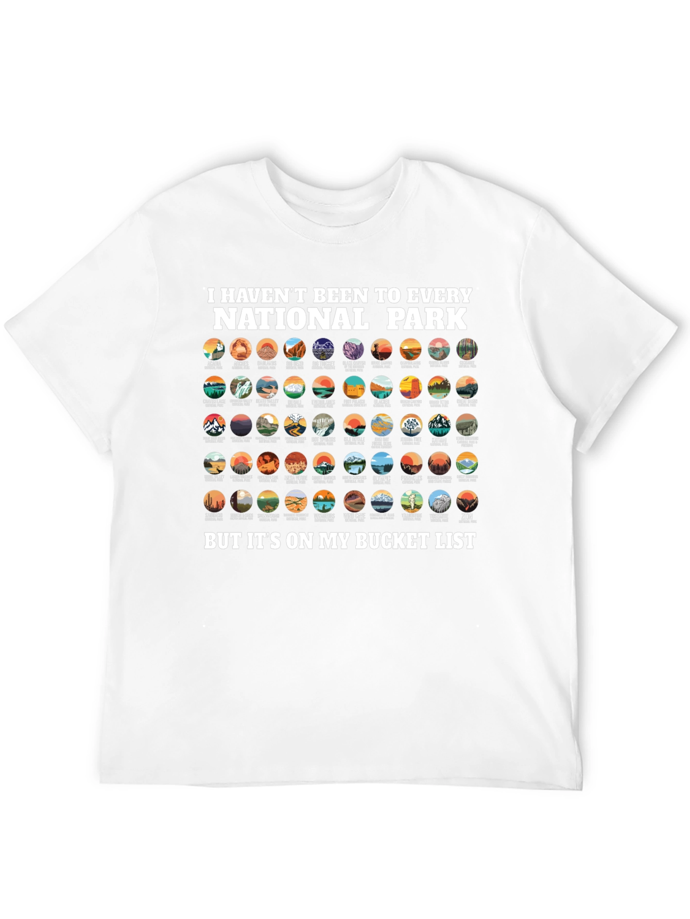 National Park Bucket List T-Shirt