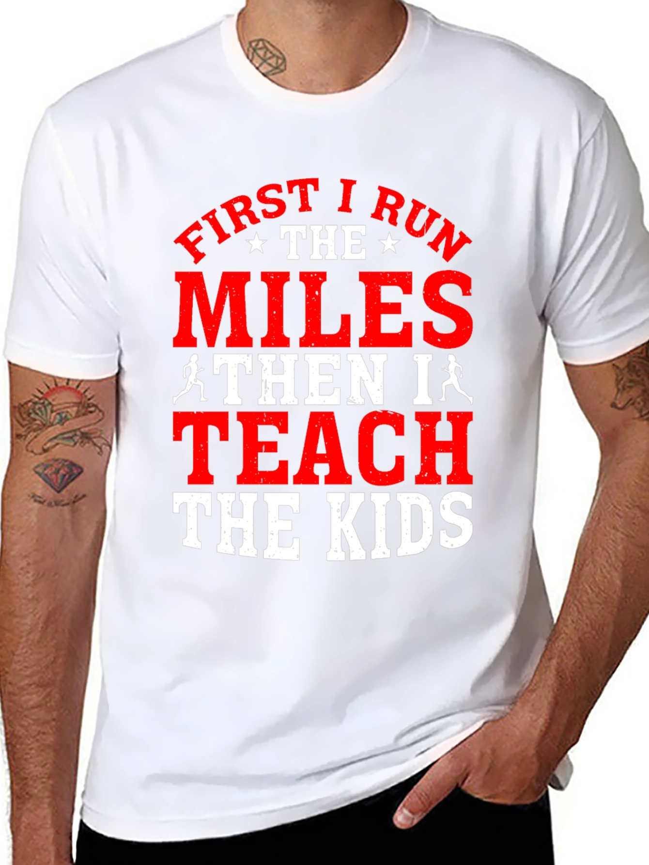 First I Run the Miles T-Shirt