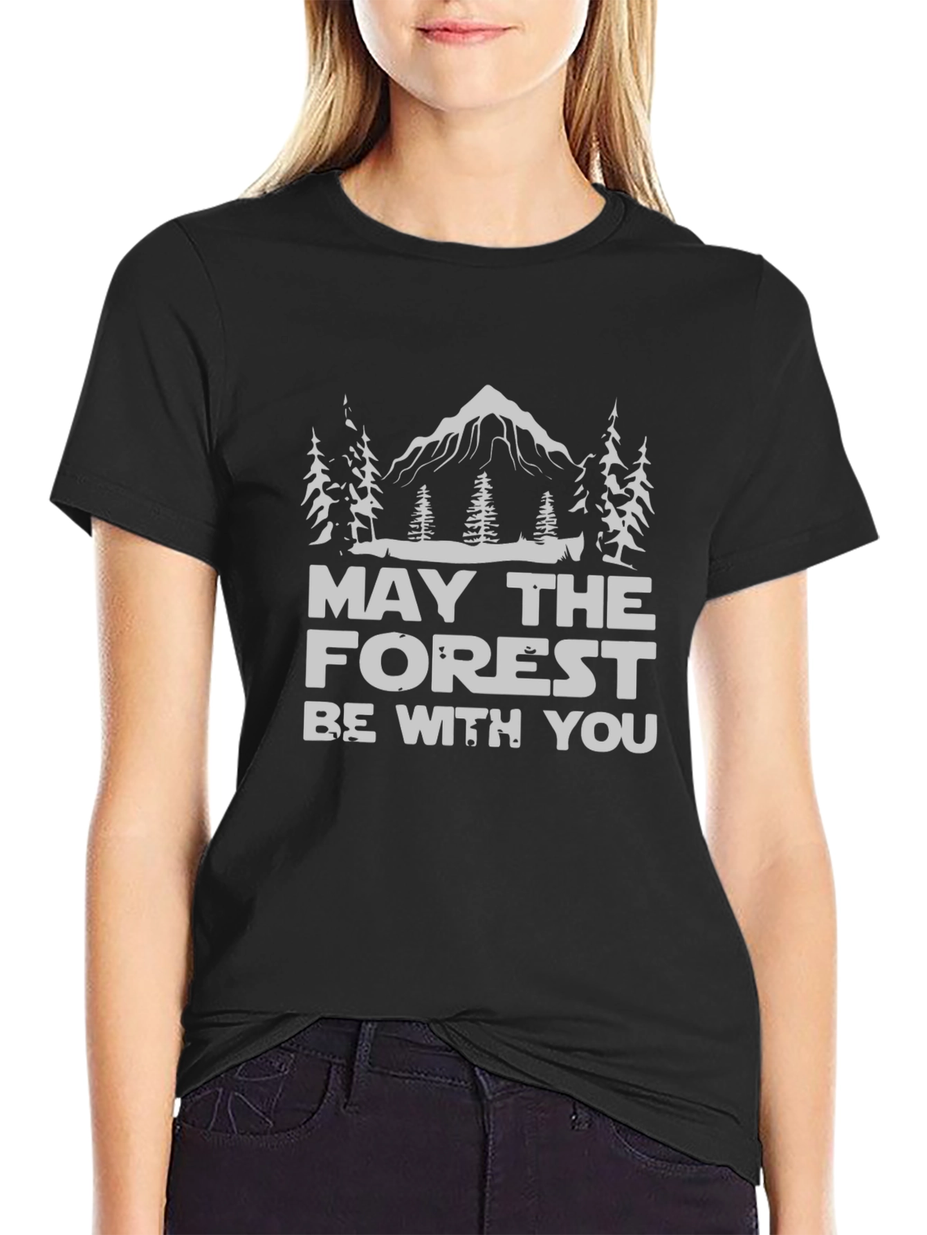May the Forest Be With You Graphic T-Shirt
