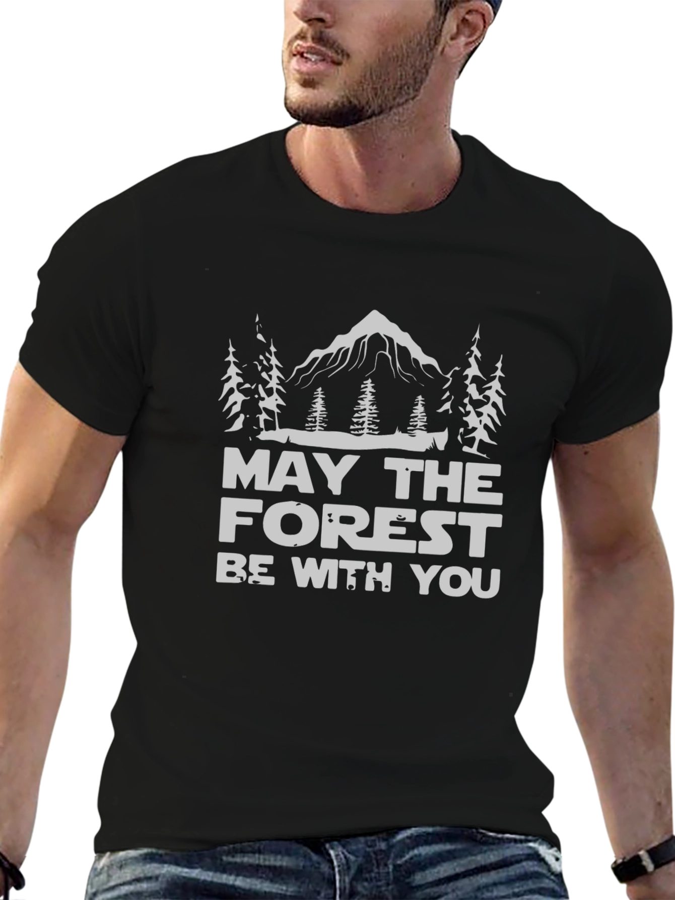 May the Forest Be With You Graphic T-Shirt