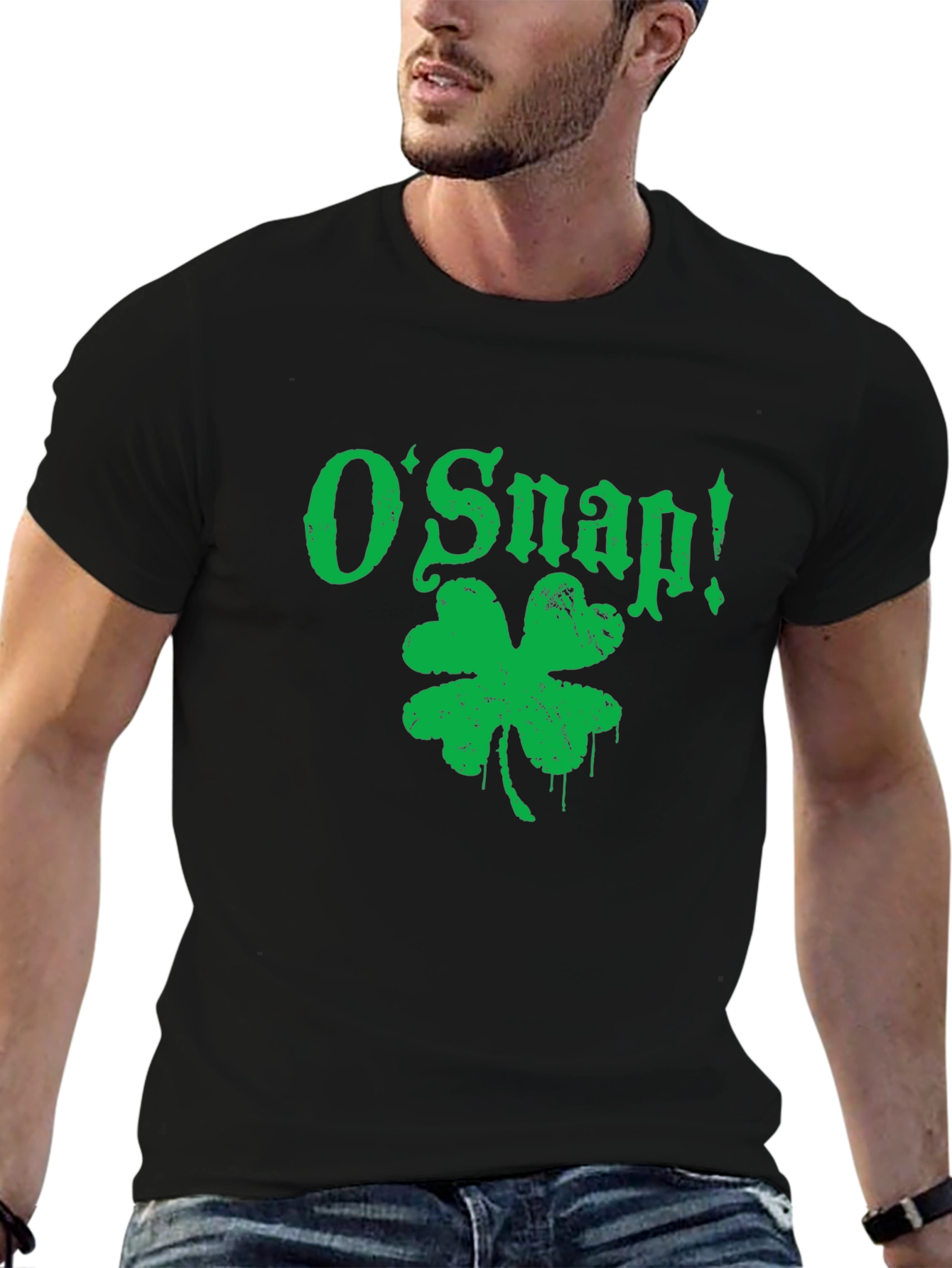 OSnap St. Patricks Day Clover Tee