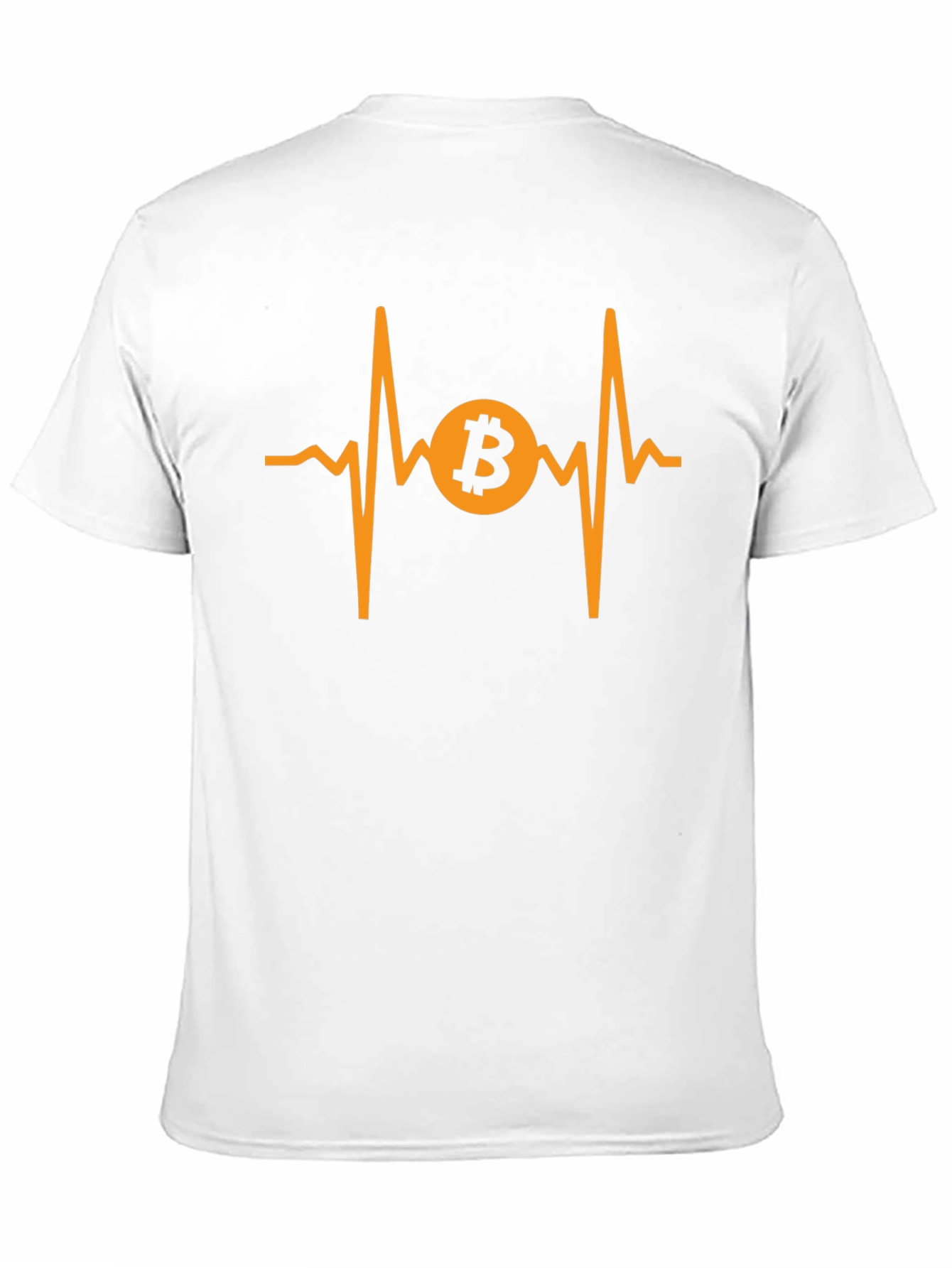 Bitcoin Heartbeat Graphic Tee - Crypto Investor Shirt