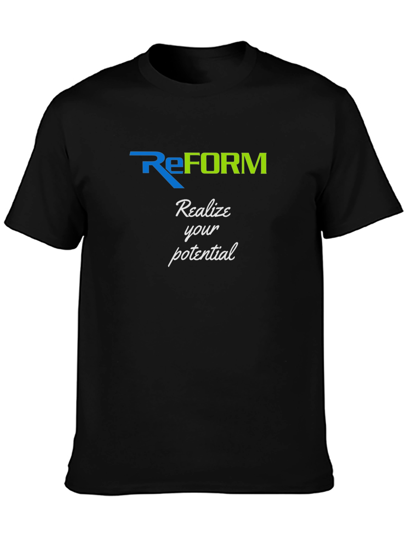 Reform Realize Your Potential Black Tee