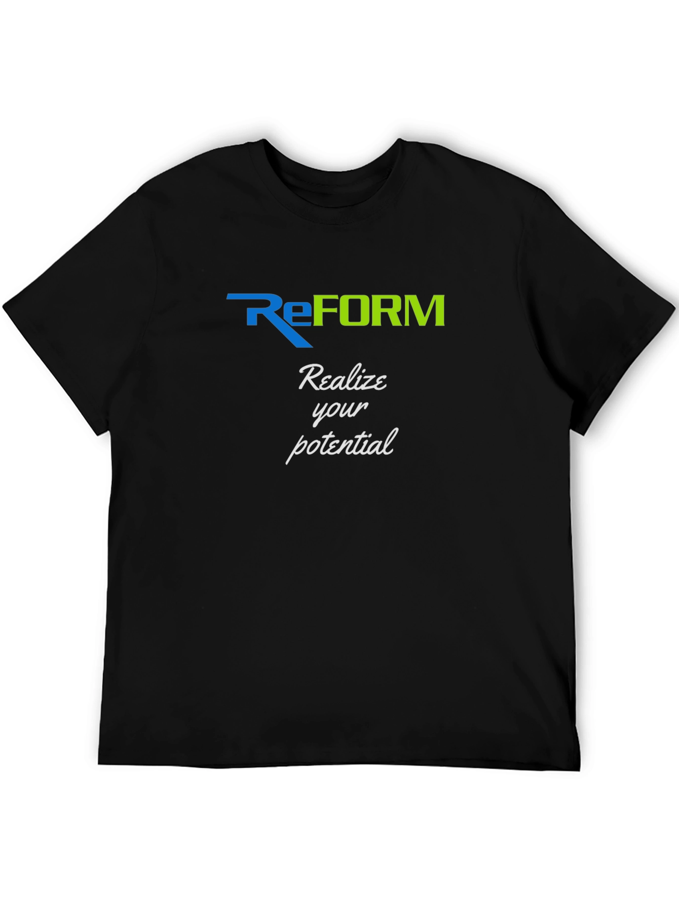 Reform Realize Your Potential Black Tee