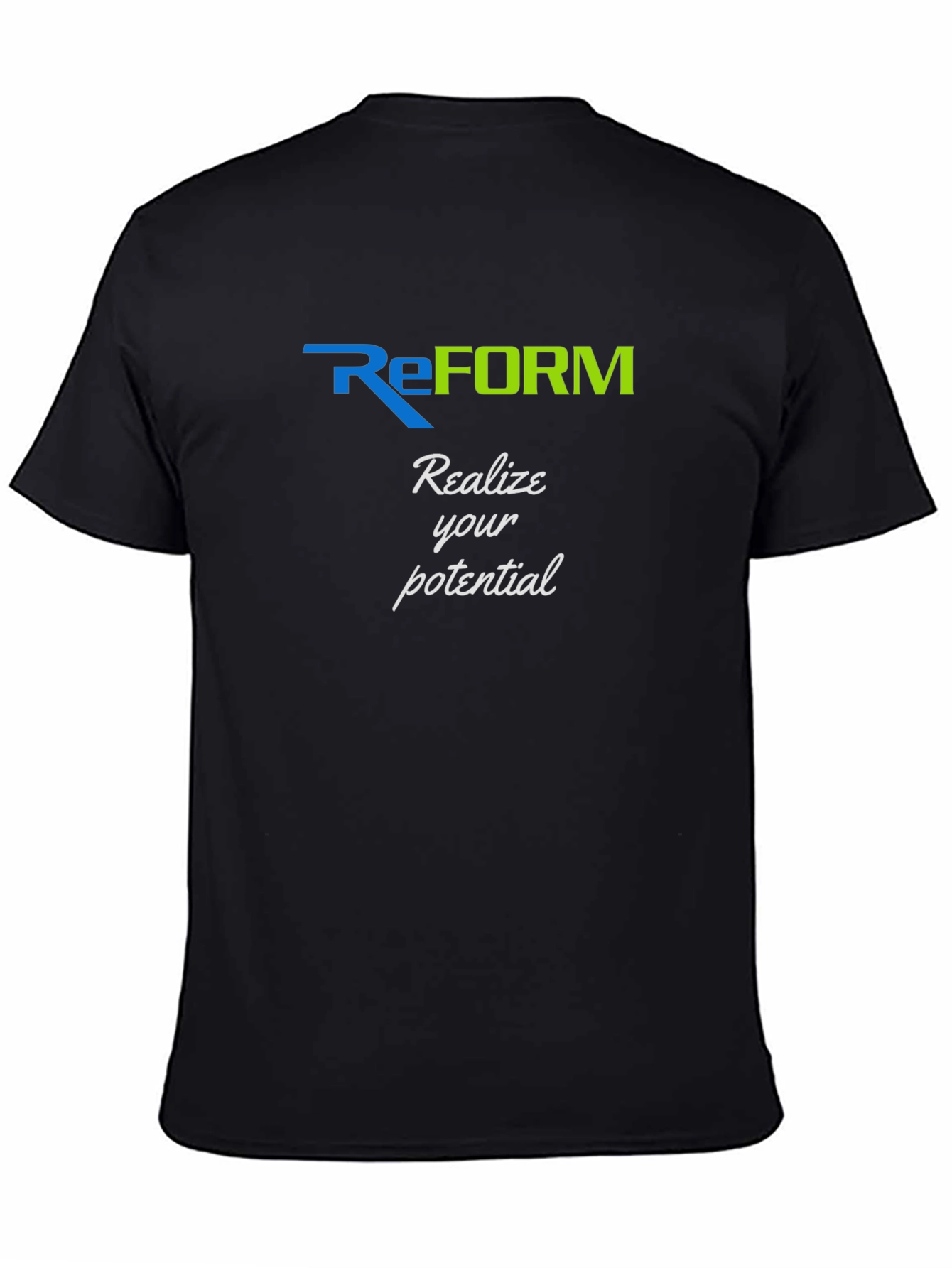 Reform Realize Your Potential Black Tee