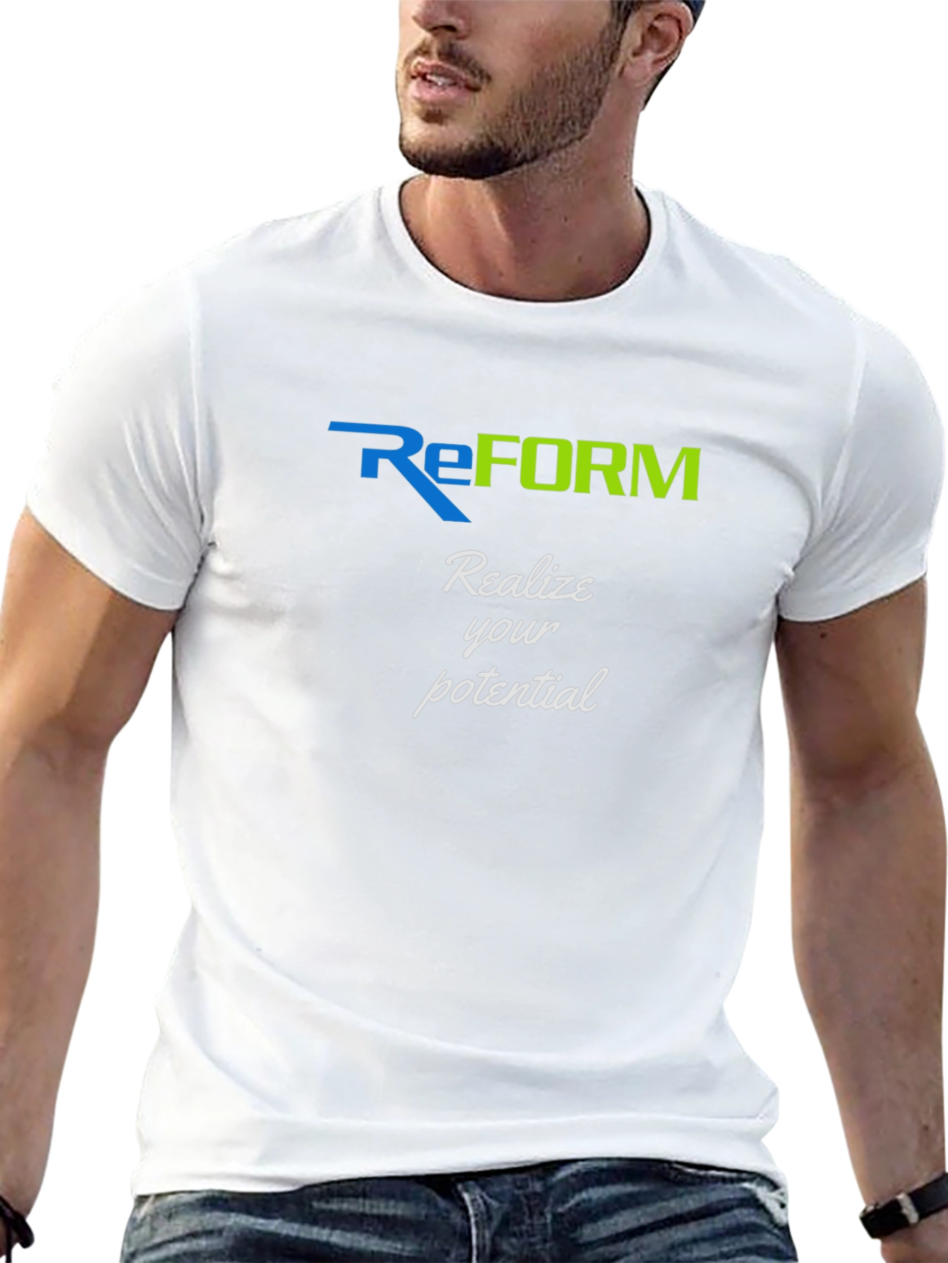Reform Realize Your Potential Black Tee