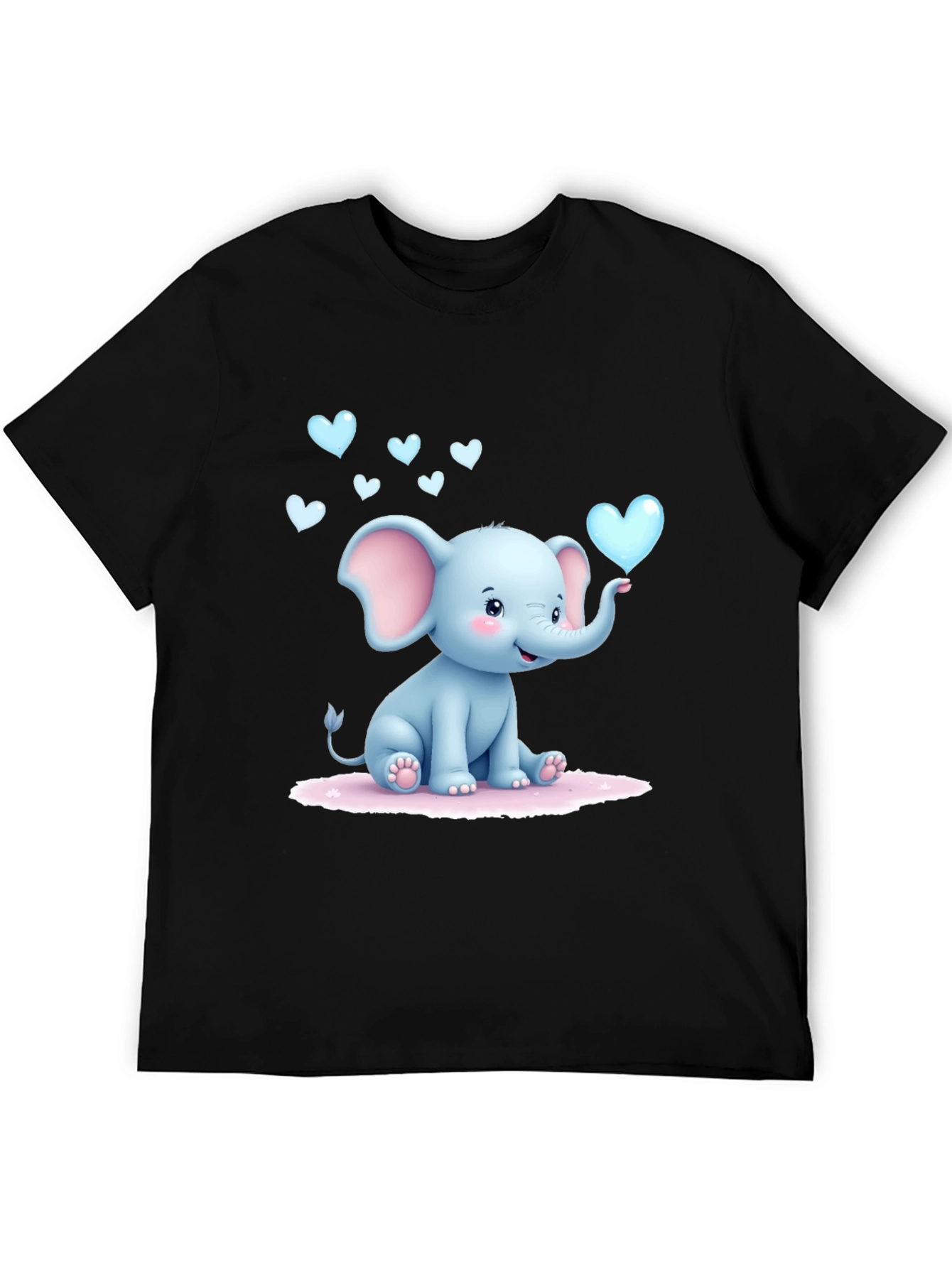 Cute Elephant Graphic T-Shirt