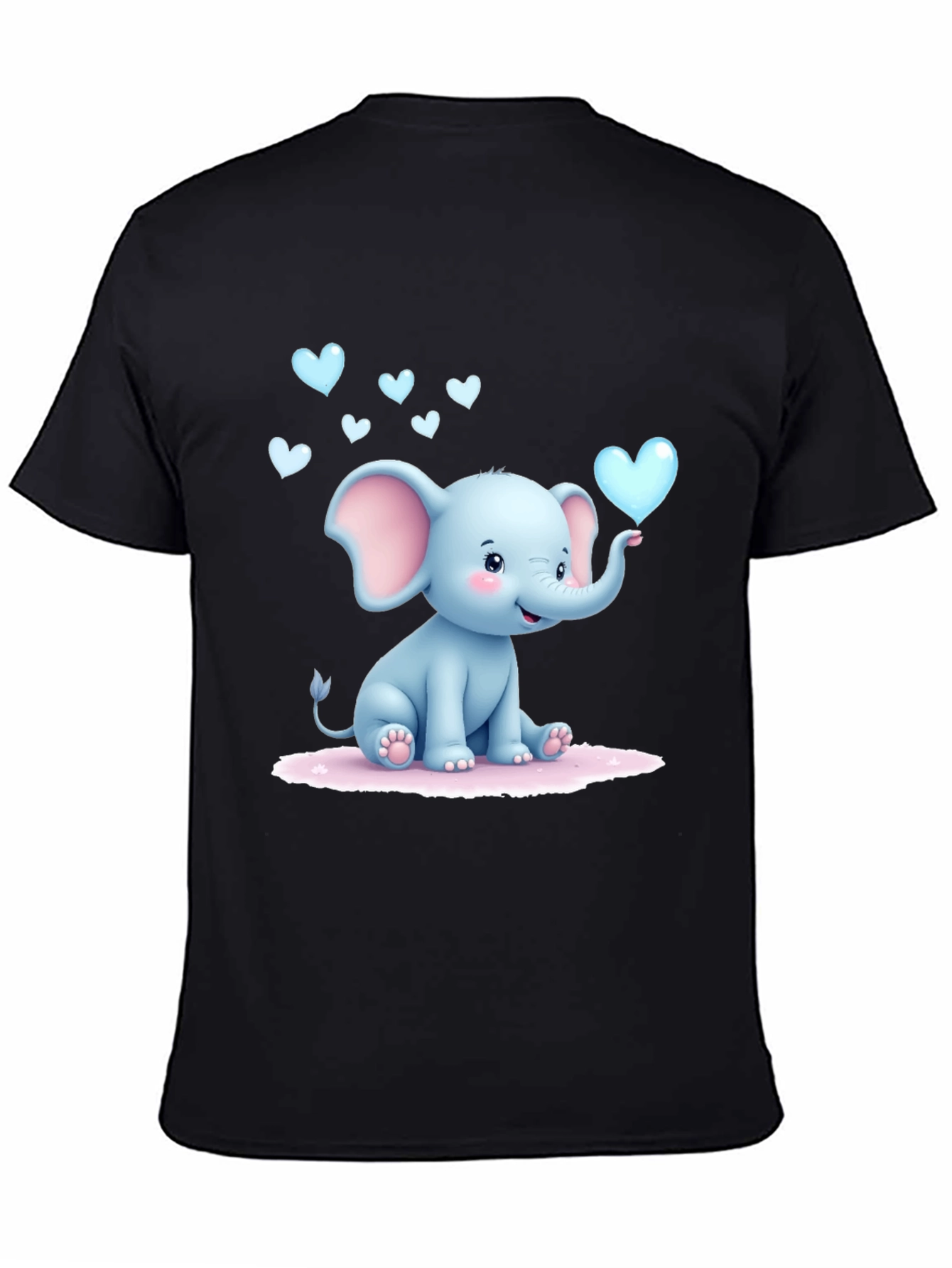 Cute Elephant Graphic T-Shirt