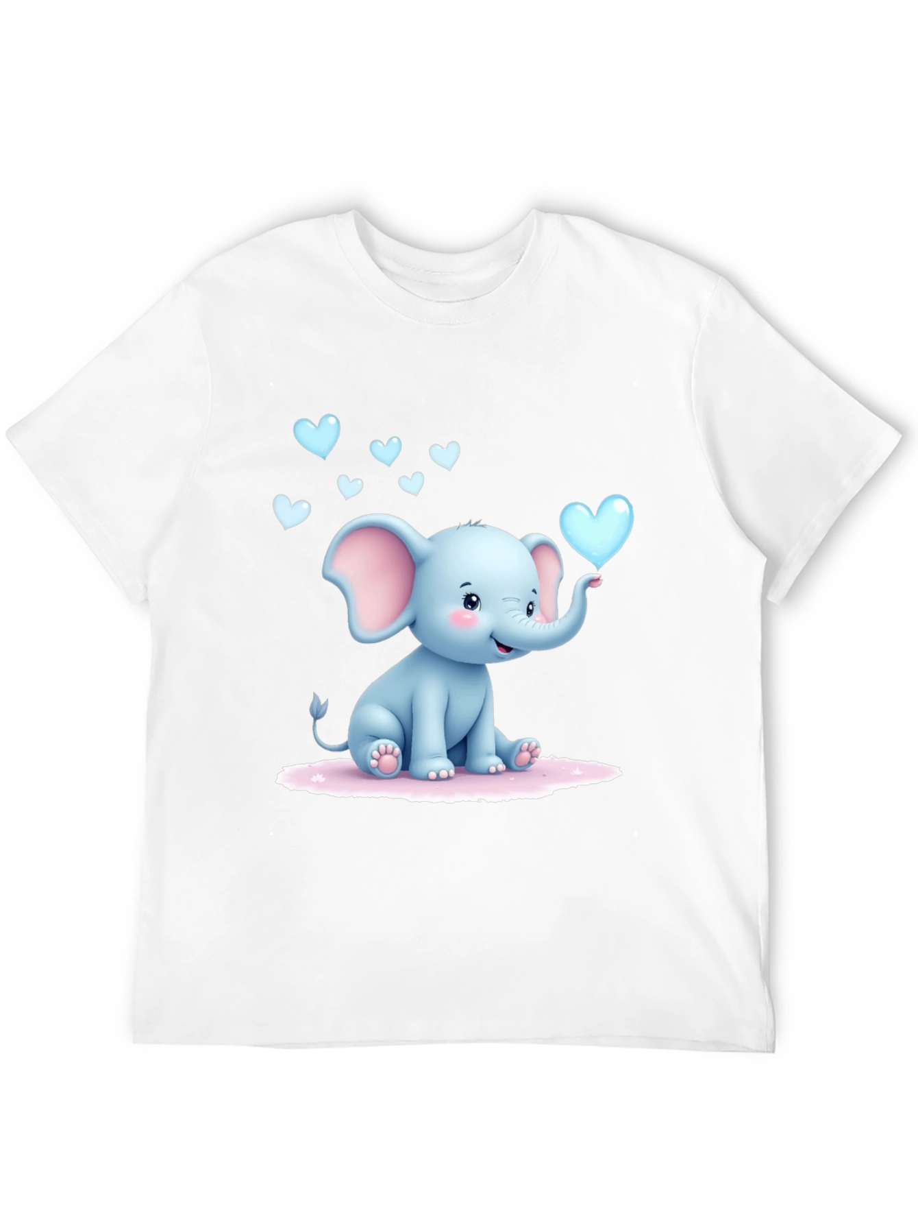 Cute Elephant Graphic T-Shirt