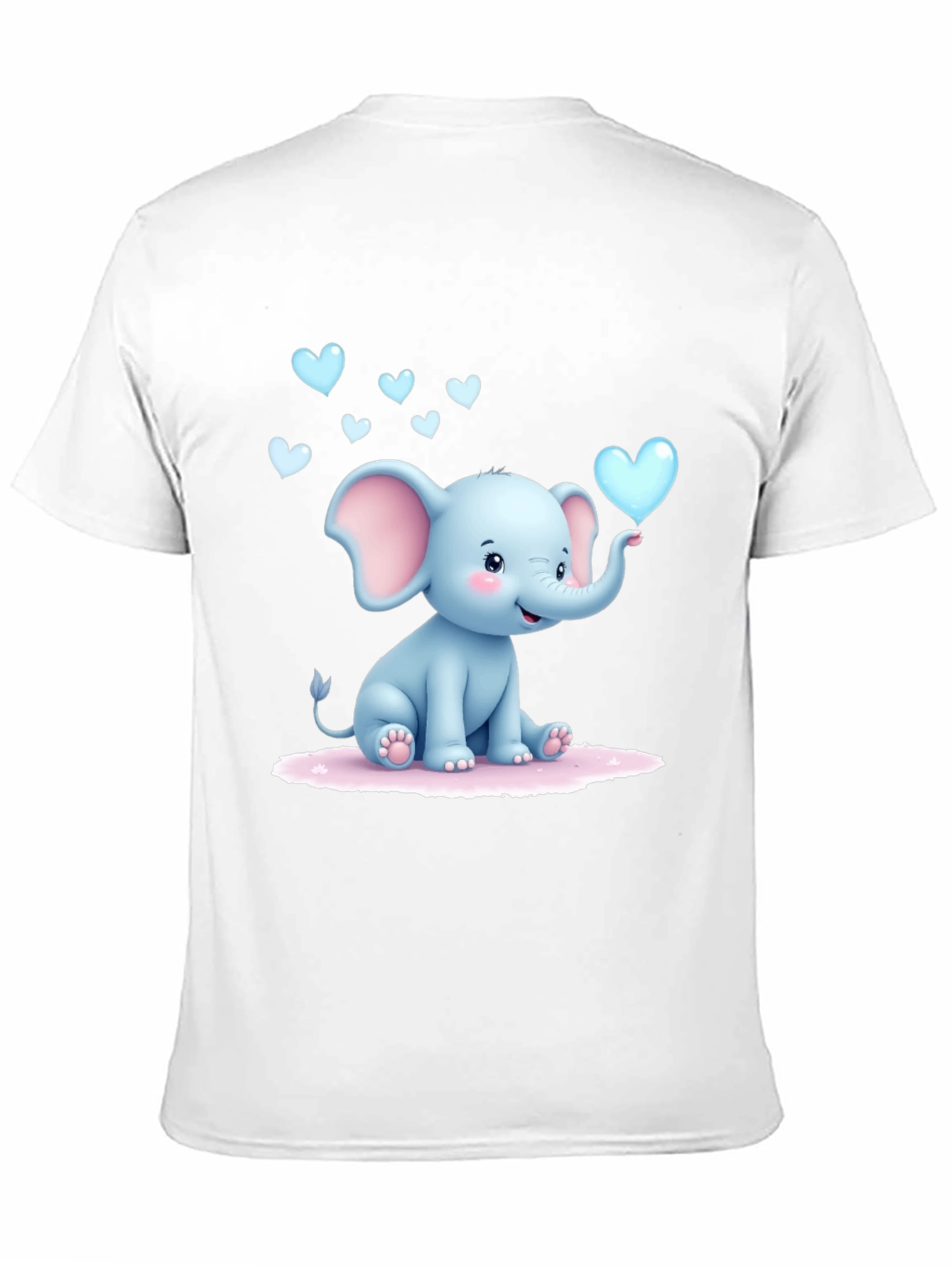 Cute Elephant Graphic T-Shirt