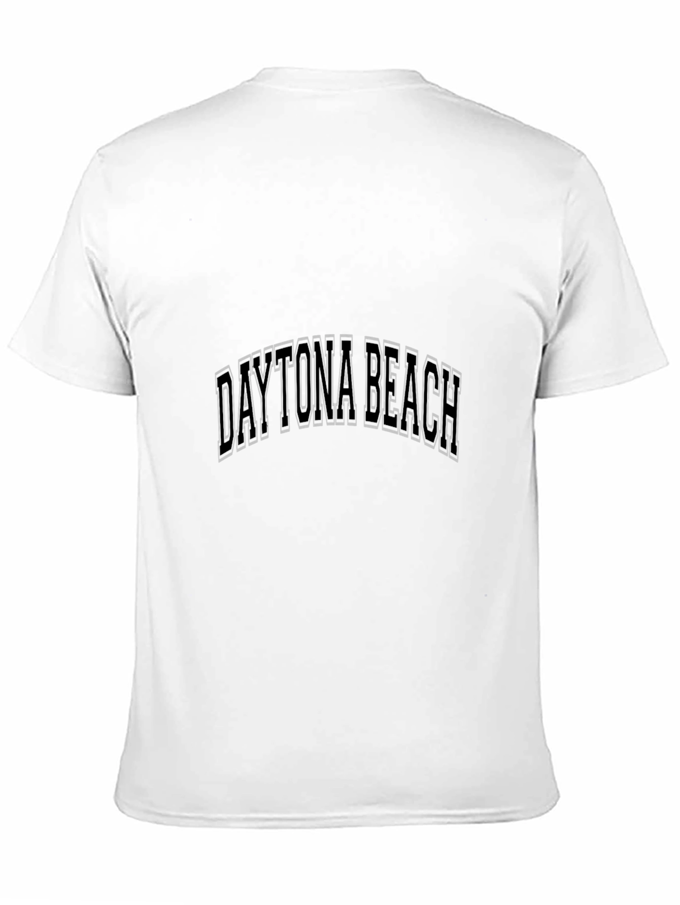 Daytona Beach Graphic Tee - Black Cotton Blend