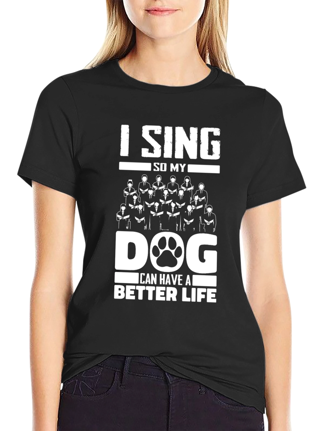 I Sing for My Dog Graphic Tee