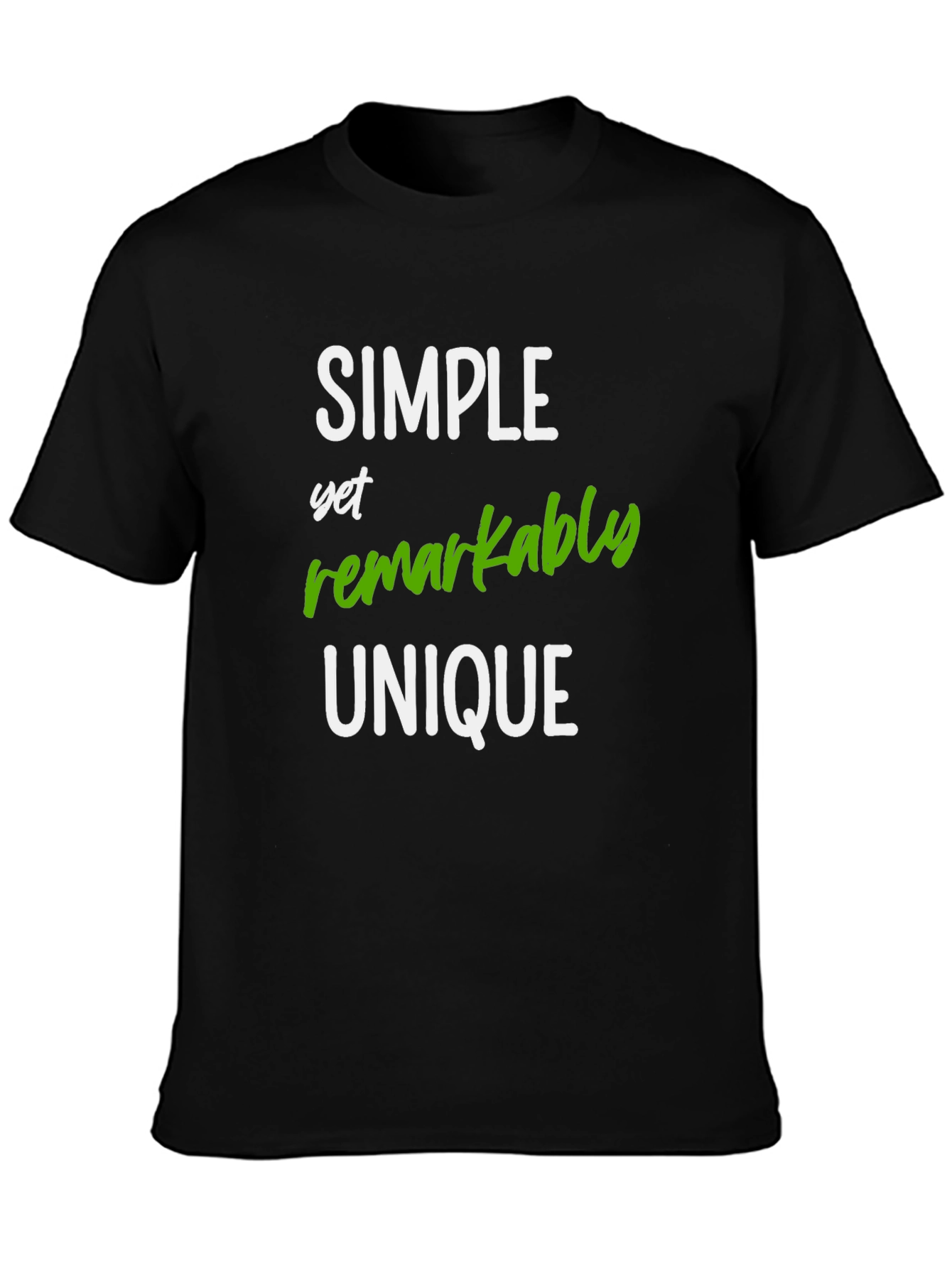 Simple Unique Graphic Tee - Soft Cotton Blend