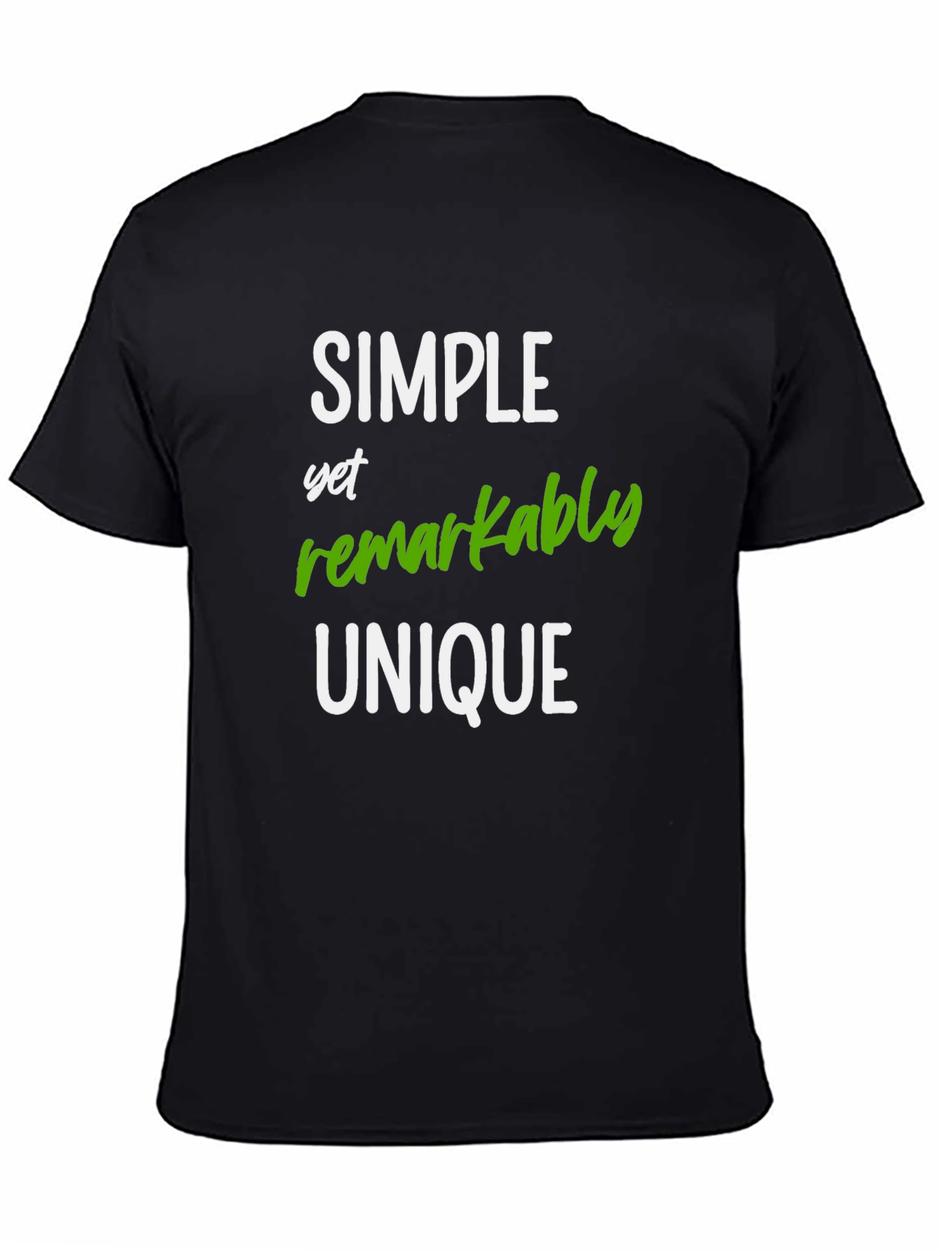 Simple Unique Graphic Tee - Soft Cotton Blend