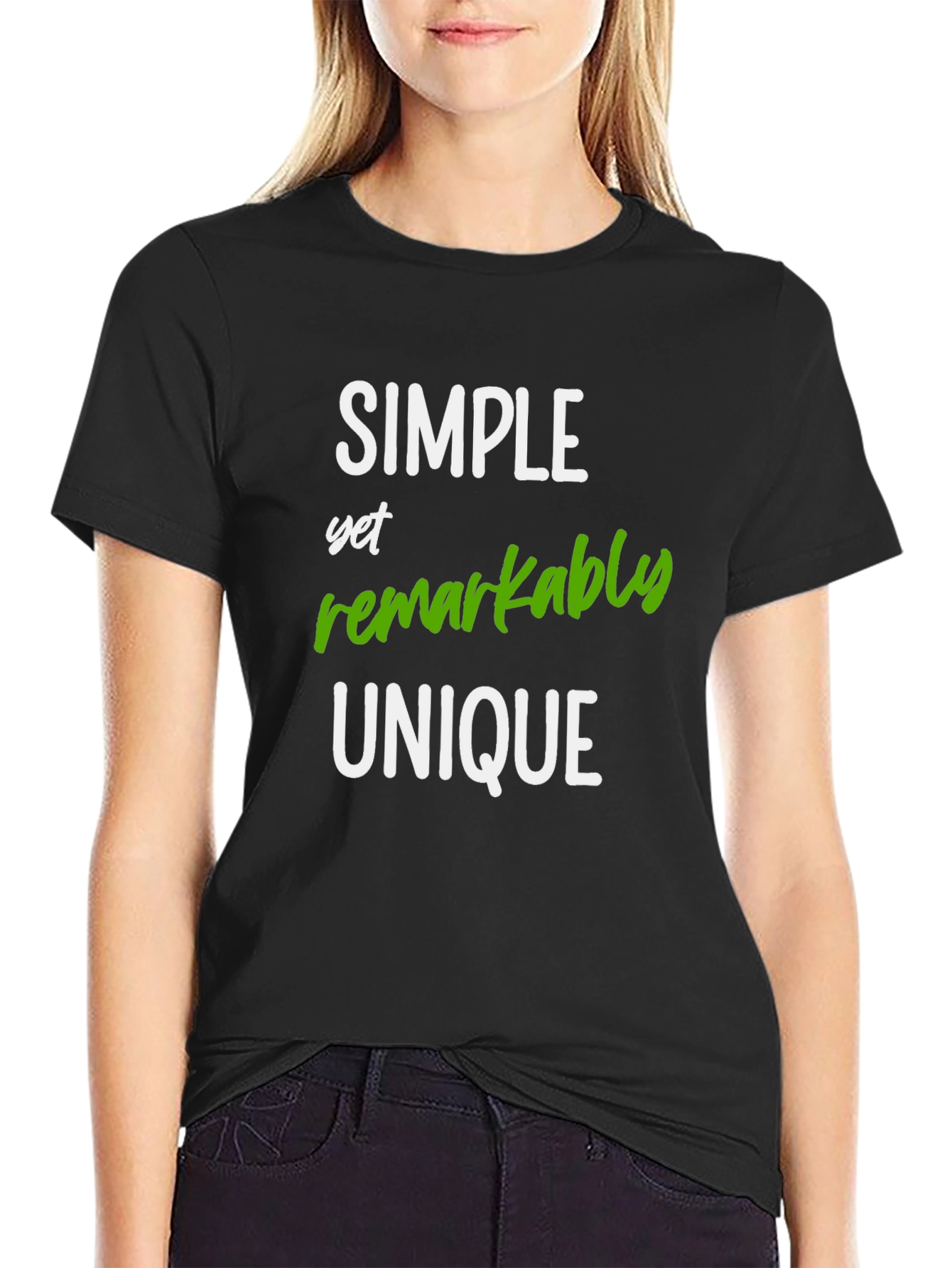 Simple Unique Graphic Tee - Soft Cotton Blend