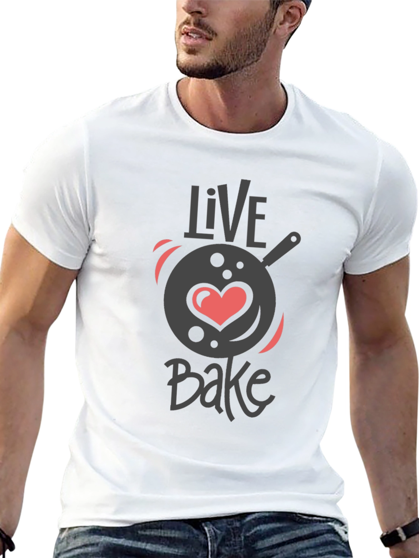 Live Bake Black Graphic Tee