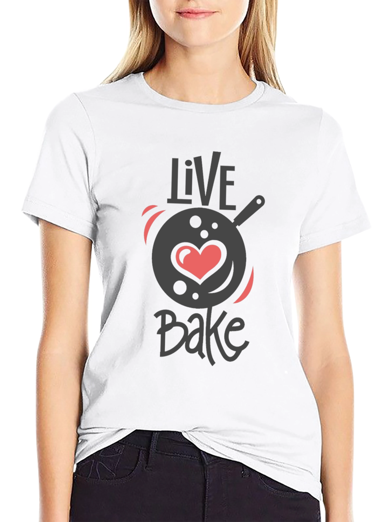 Live Bake Black Graphic Tee