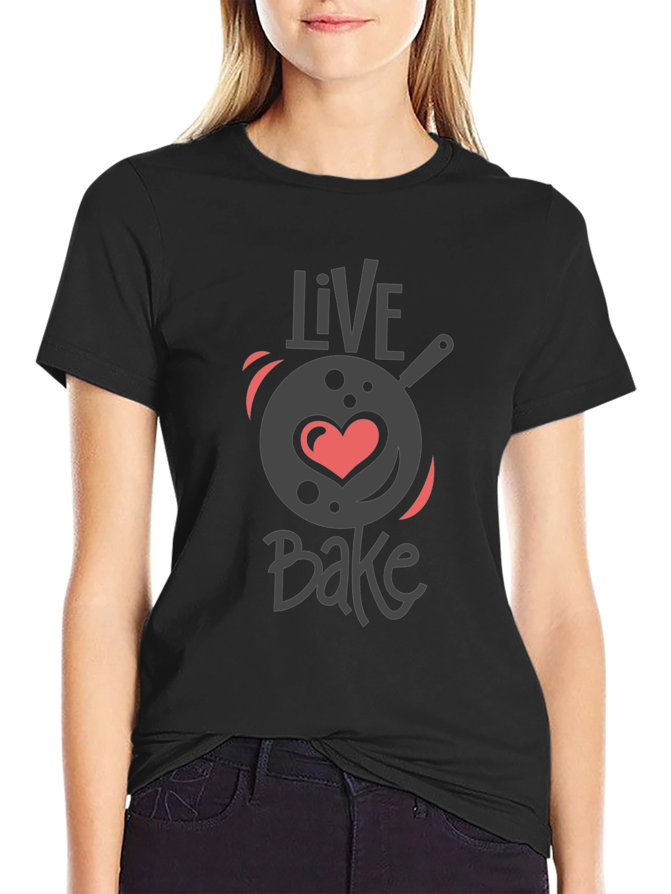 Live Bake Black Graphic Tee