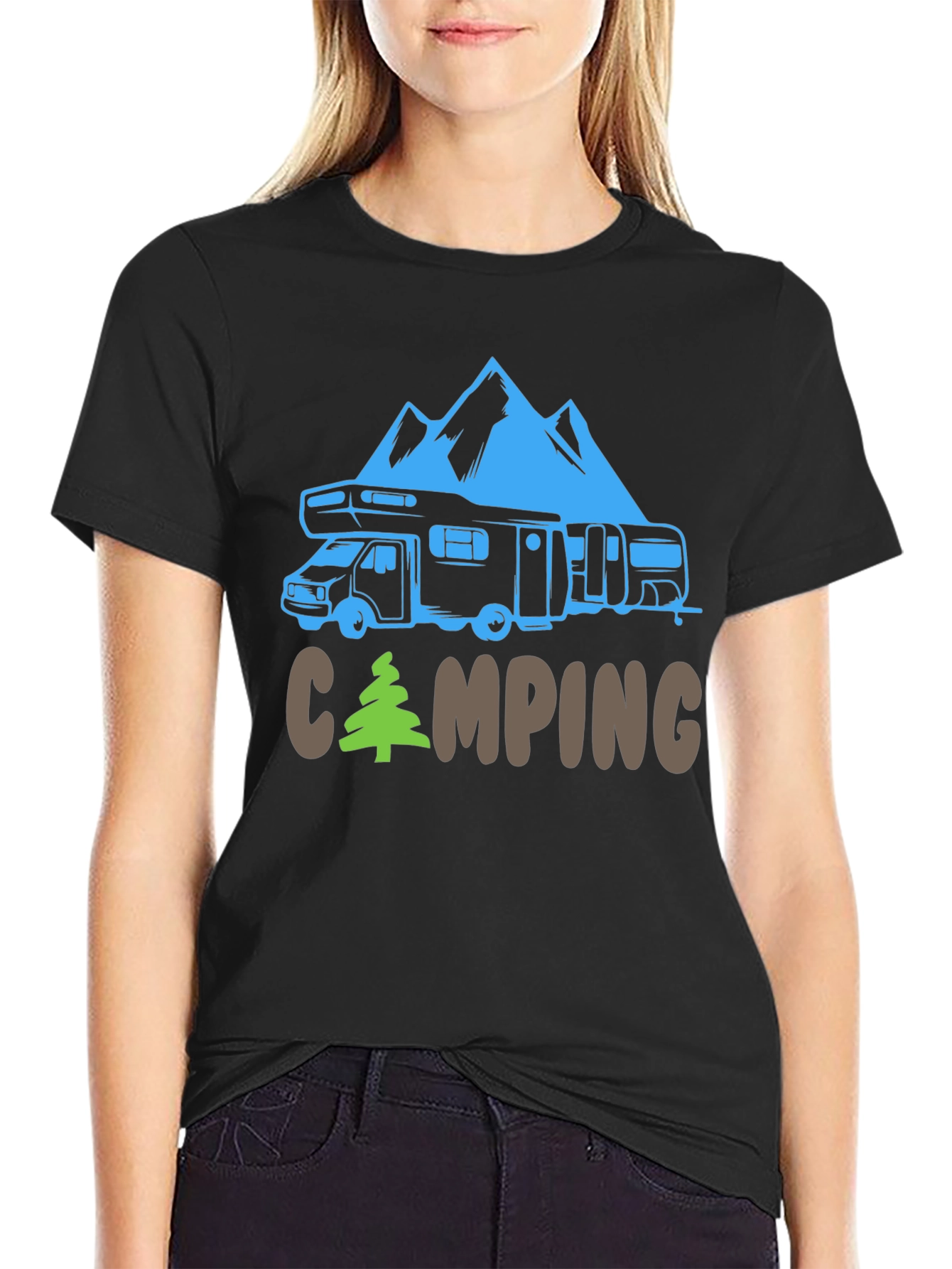 Camping RV Graphic Tee