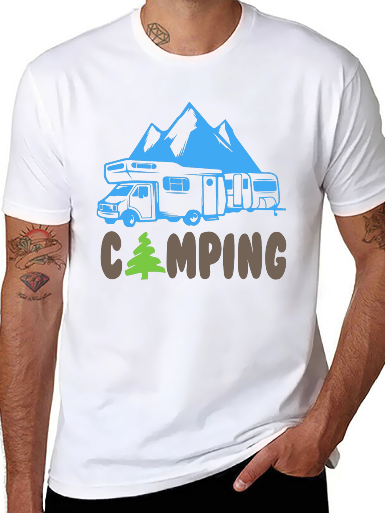 Camping RV Graphic Tee