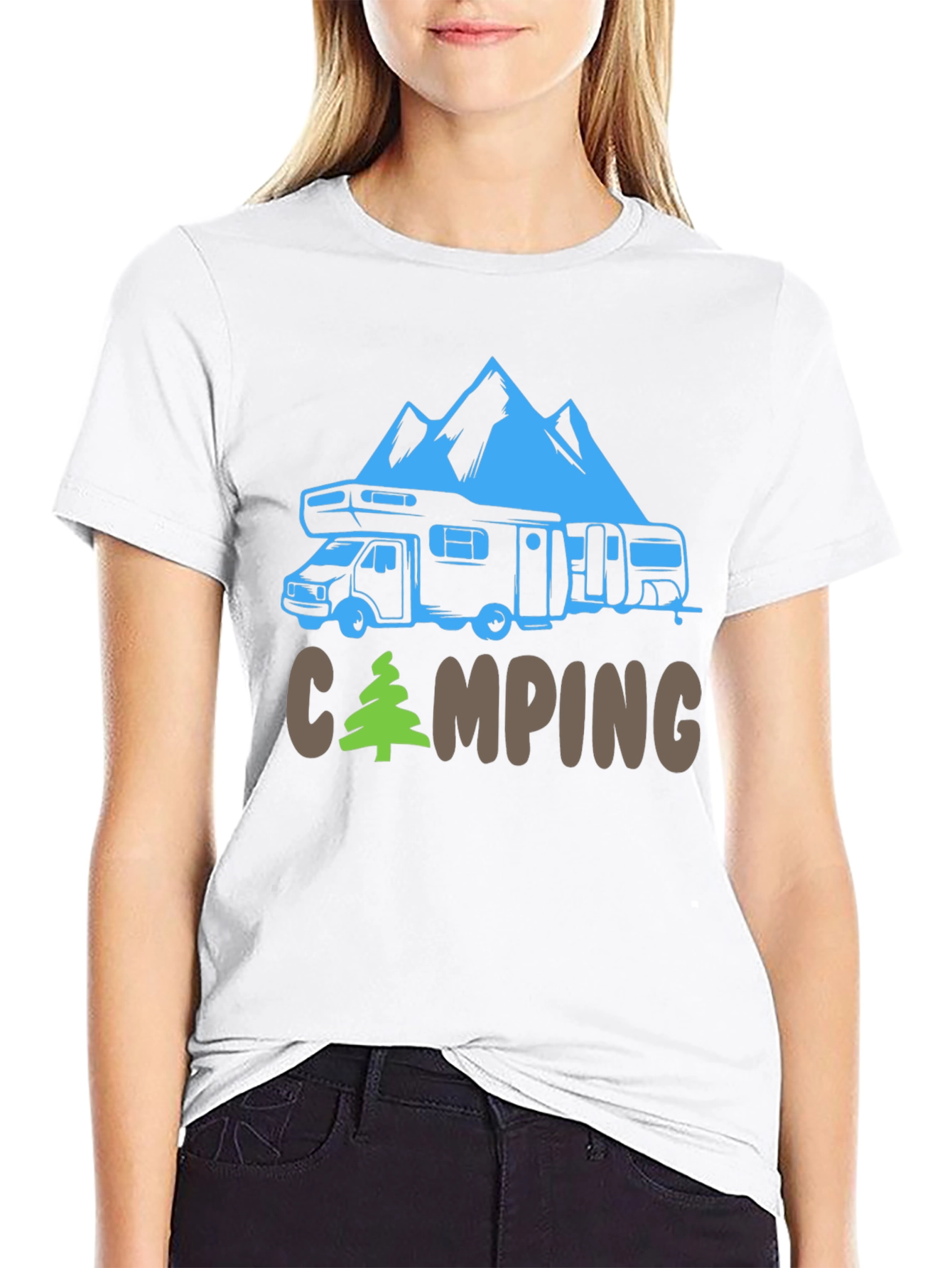 Camping RV Graphic Tee