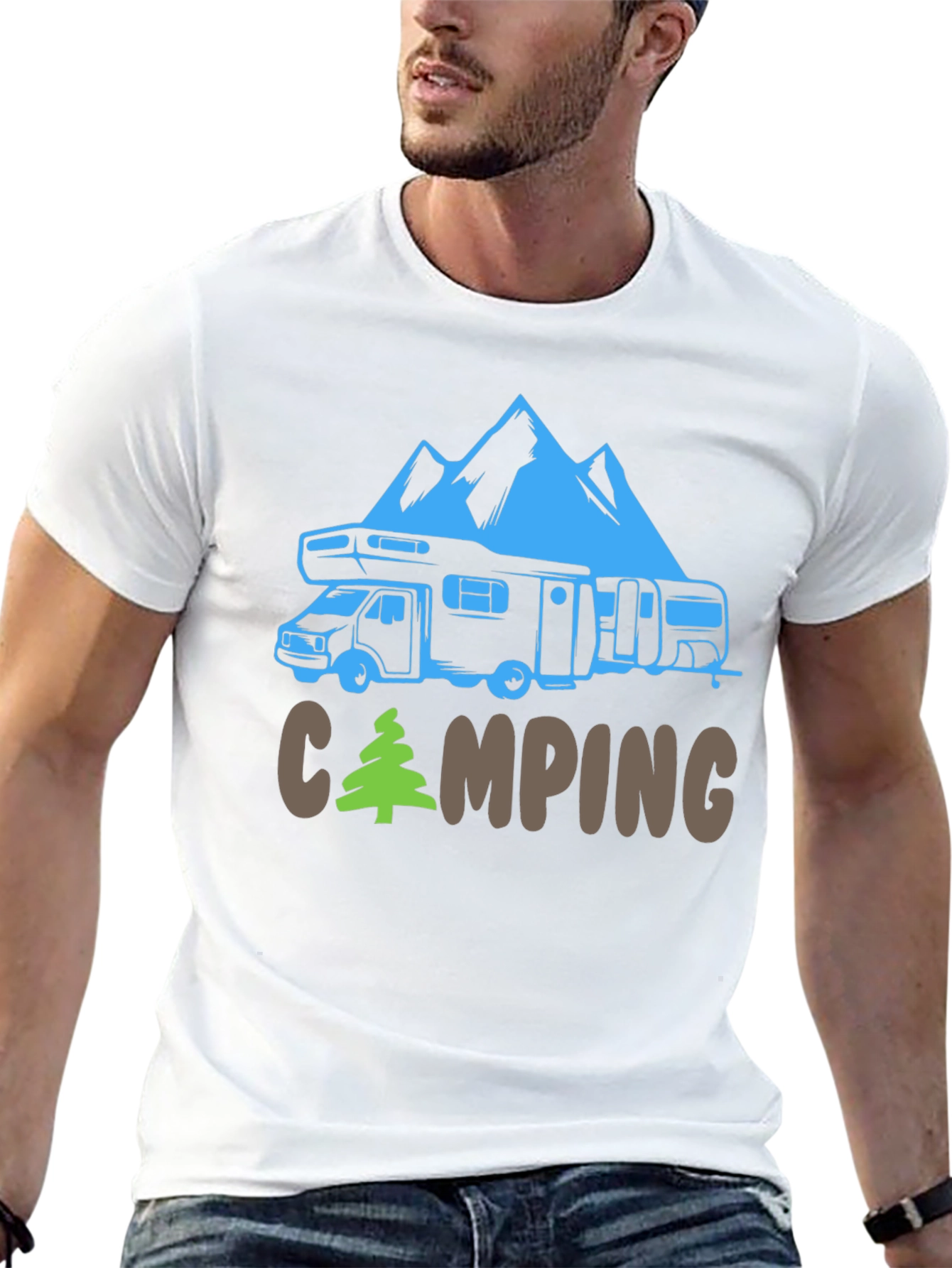 Camping RV Graphic Tee