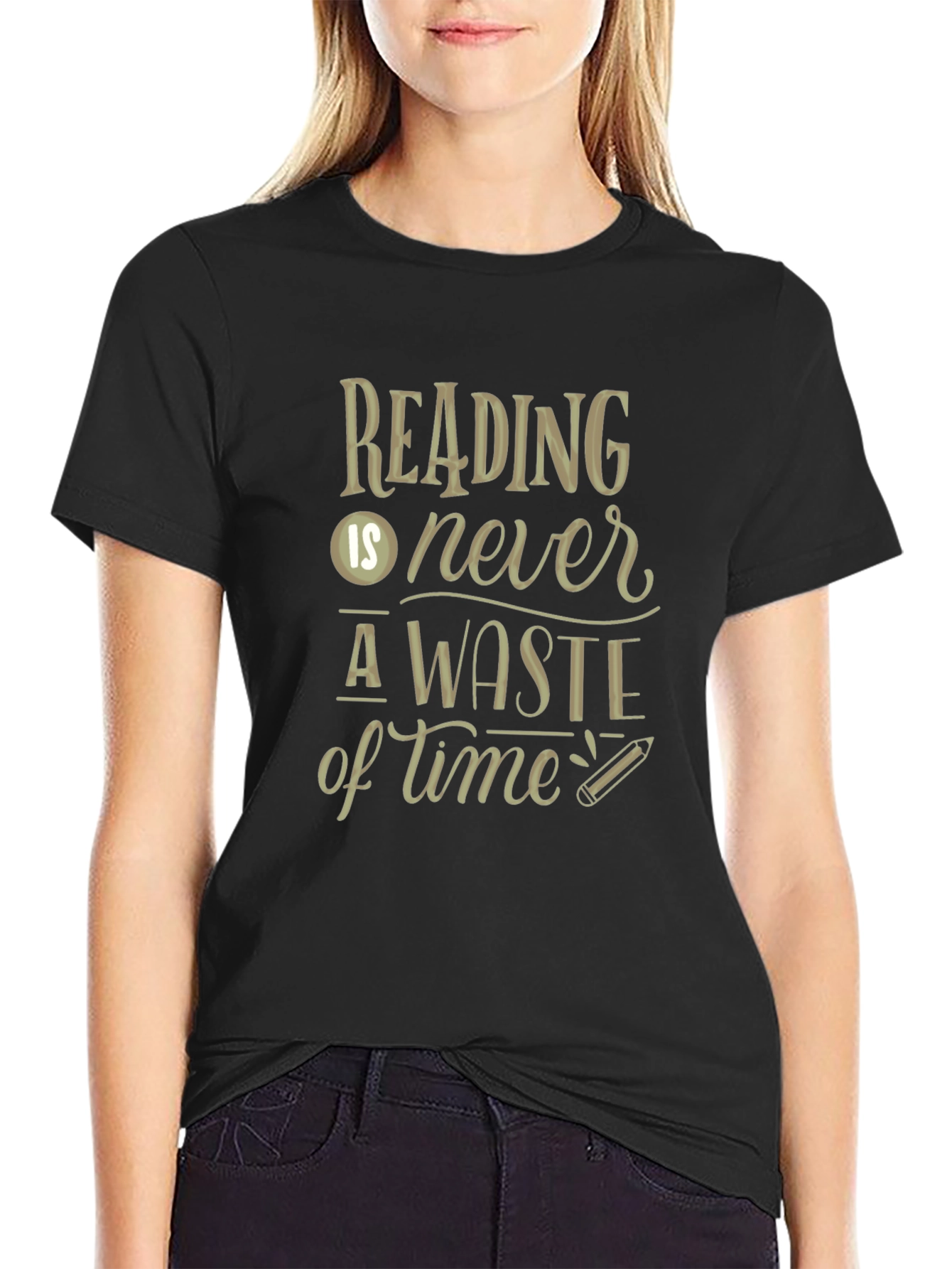 Reading is Never a Waste of Time Graphic Tee