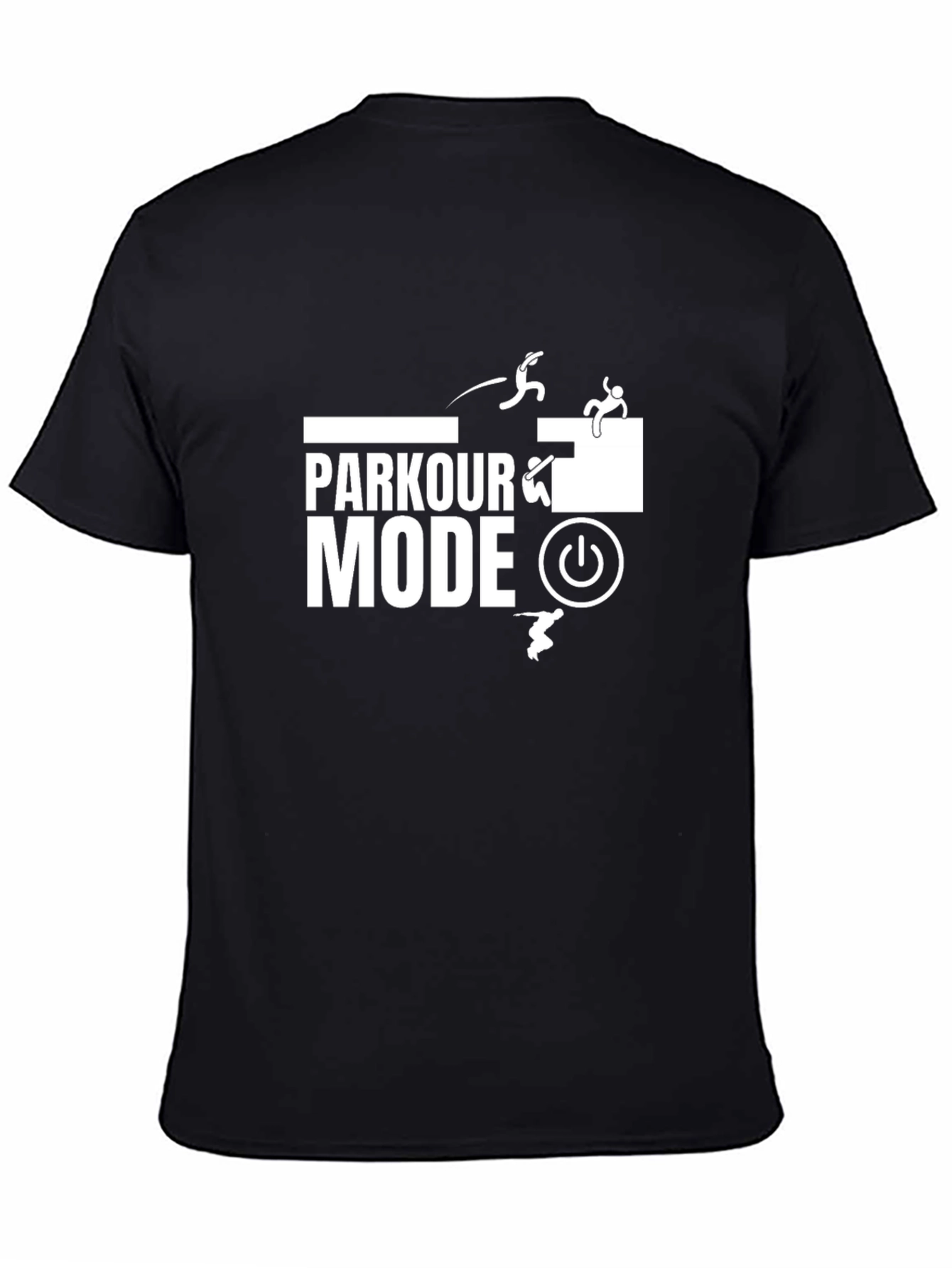 Parkour Mode Black T-Shirt