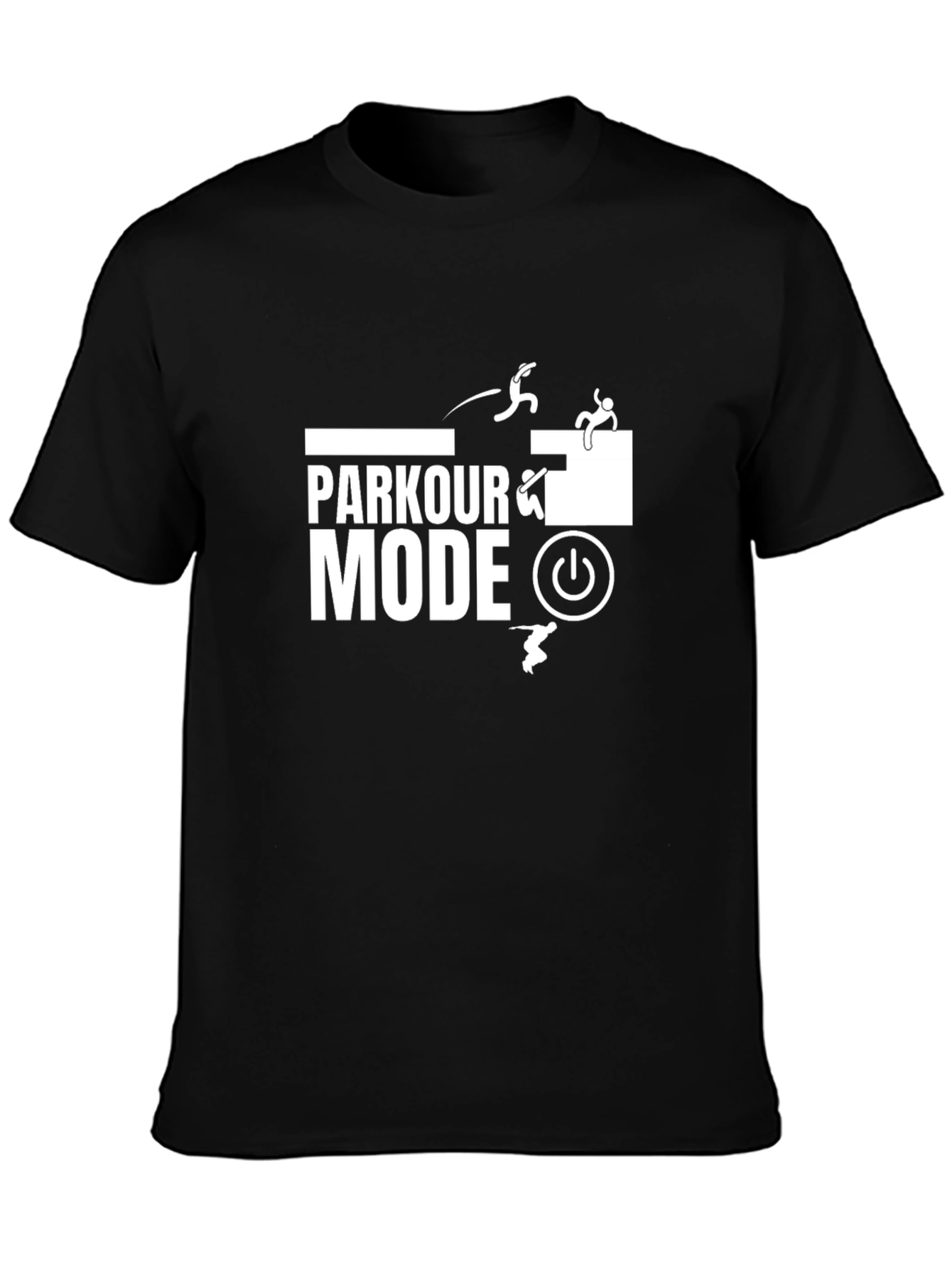 Parkour Mode Black T-Shirt