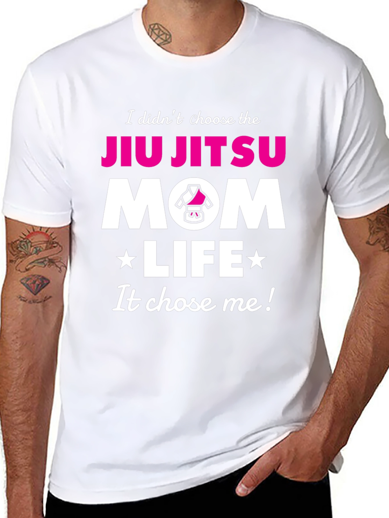 Jiu Jitsu Mom Life T-Shirt - Funny Graphic Tee