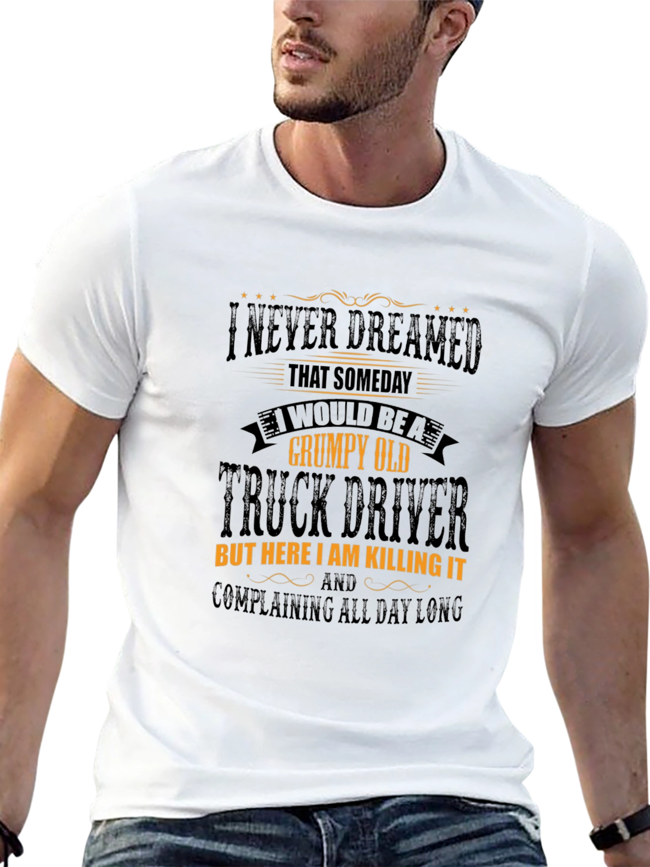 Grumpy Old Truck Driver T-Shirt - Novelty Tee