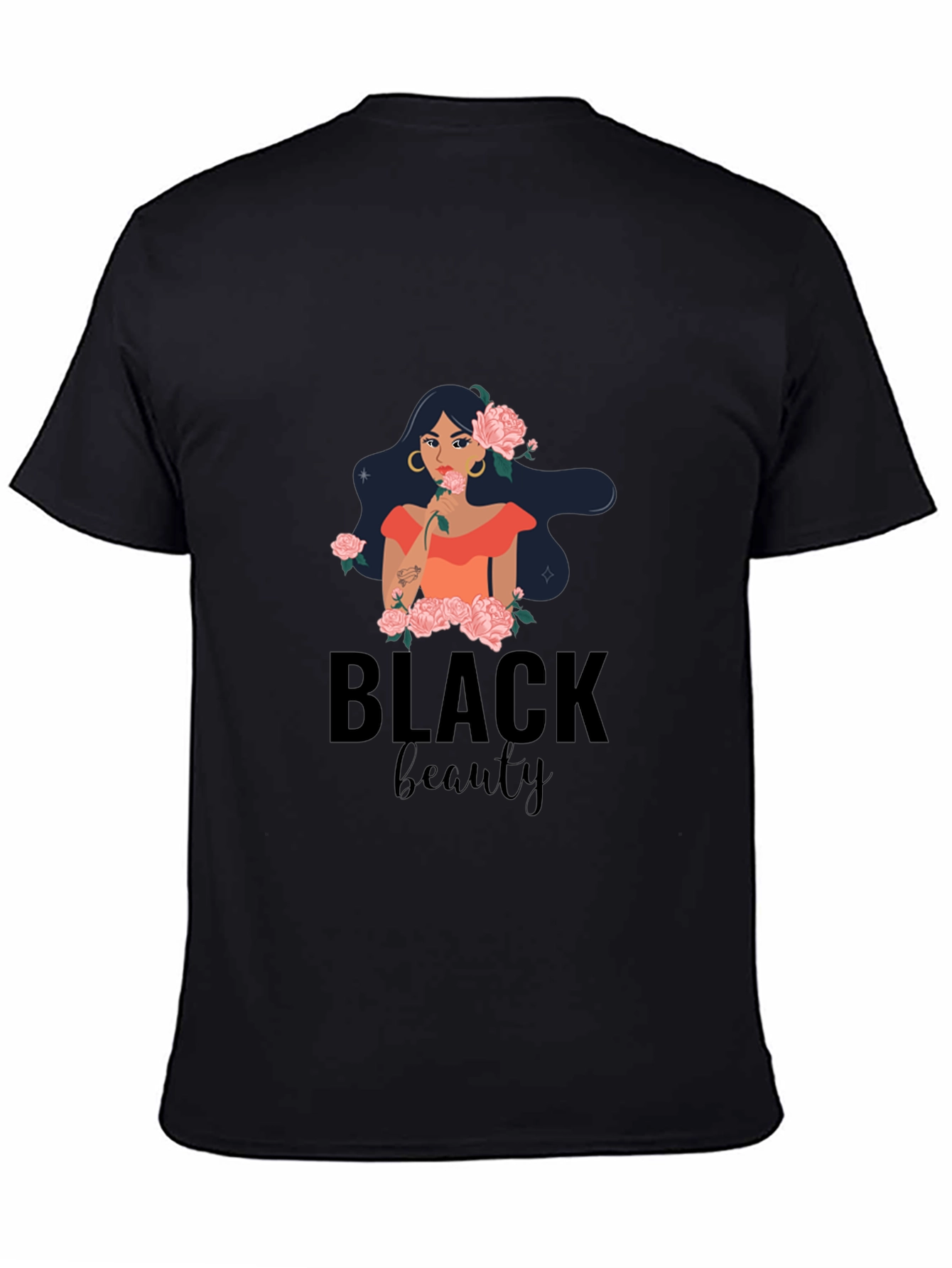 Black Beauty Graphic Tee - Stylish Comfort